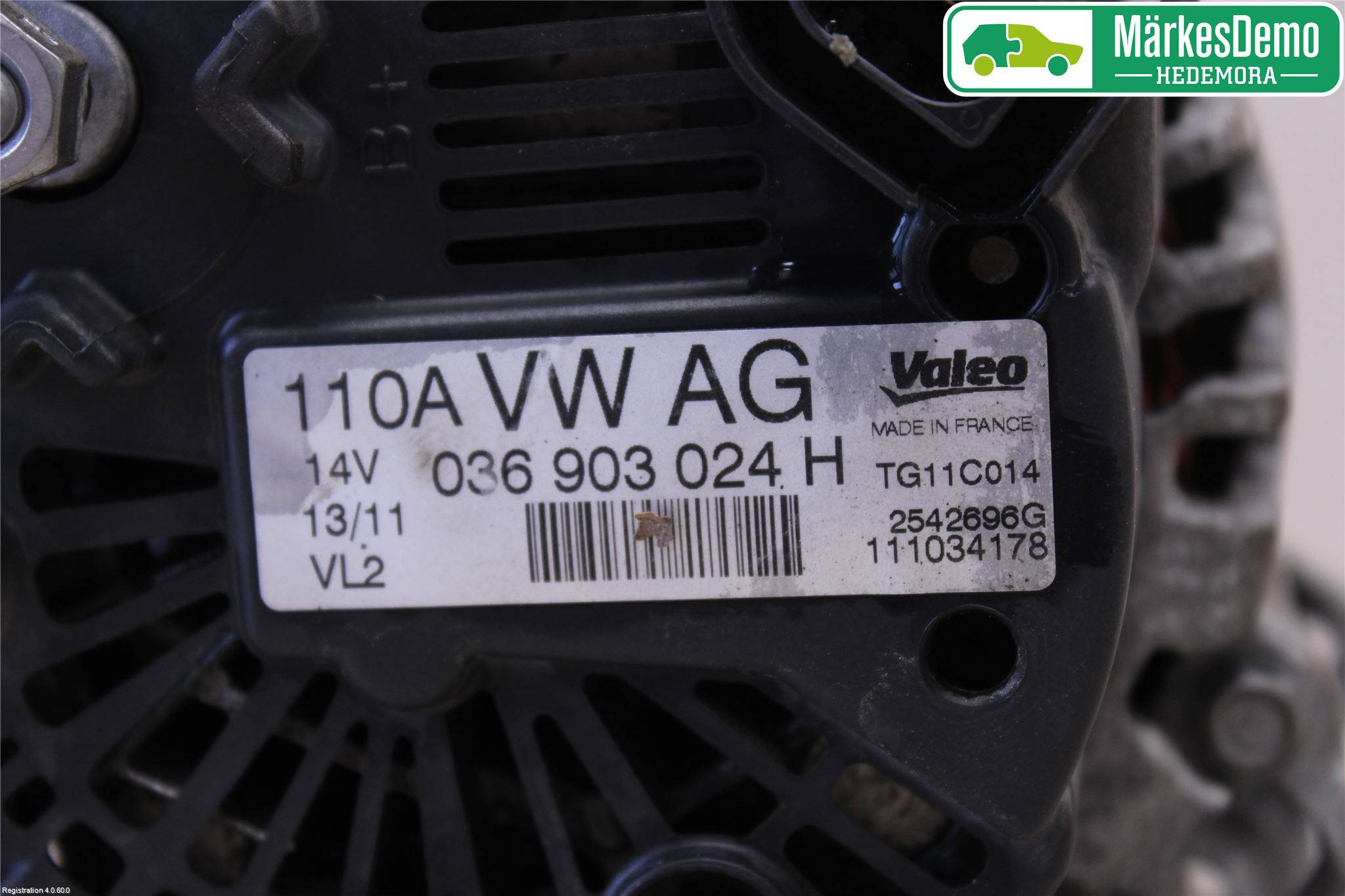 Volkswagen VW POLO 10-17 Dynamo