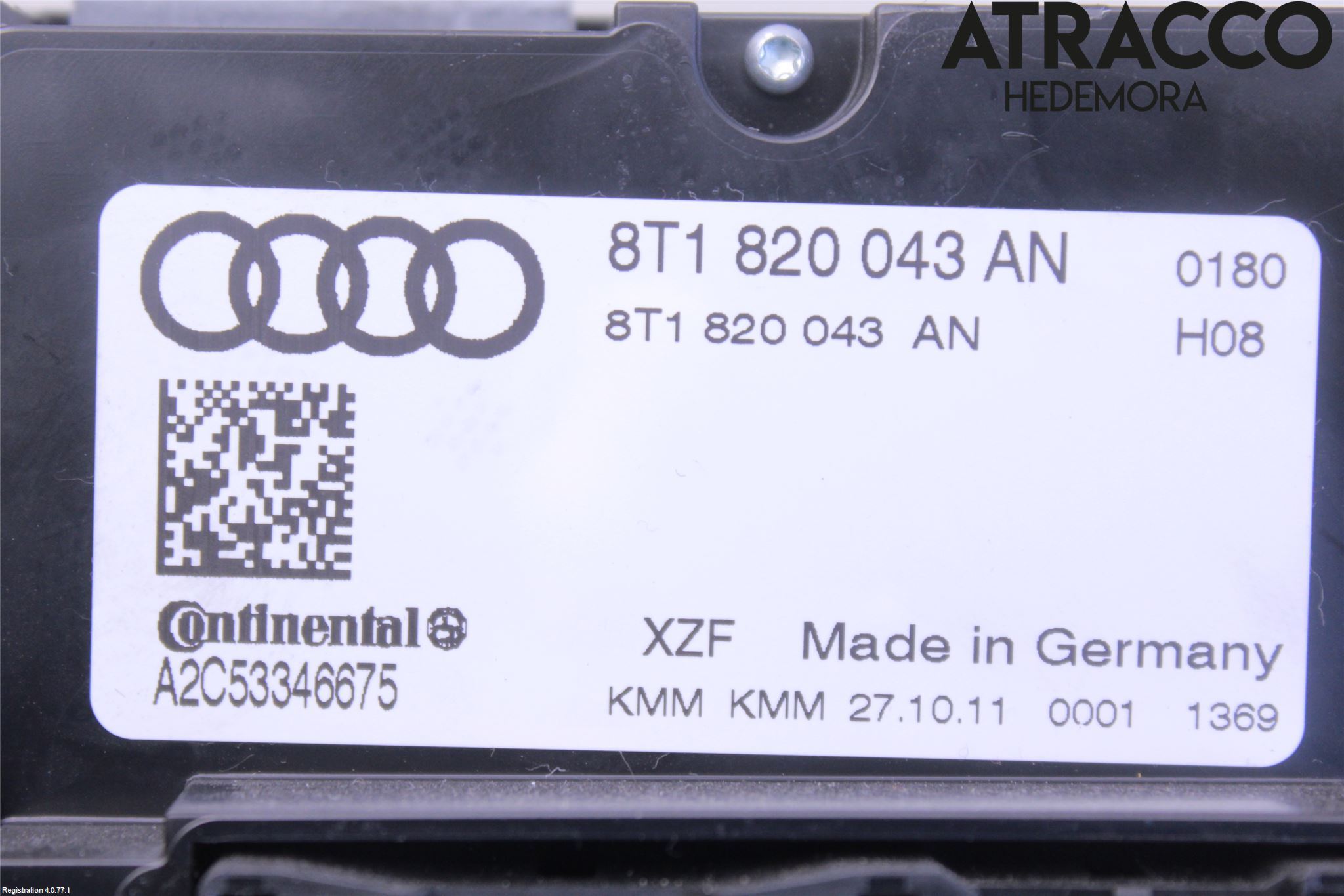 Audi Q5 09-16 Varme Ac Betjening-Display