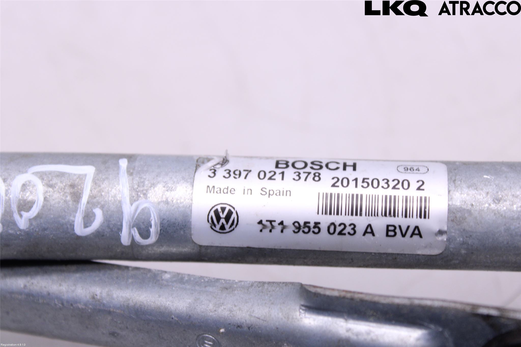 Volkswagen VW CADDY 11-15 Viskeroverføring Frontrute