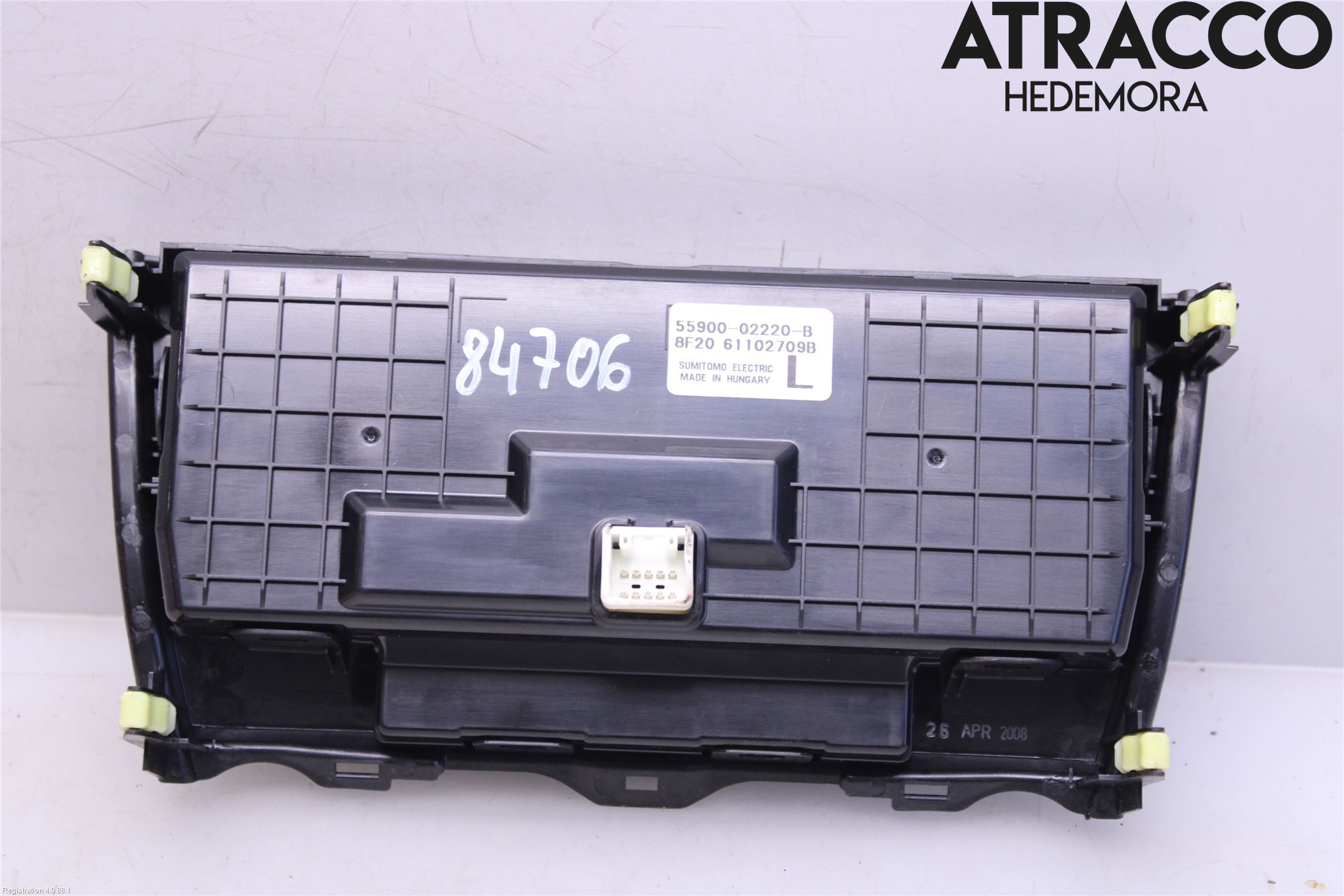 Toyota AURIS 07-09 Varme Ac Betjening-Display