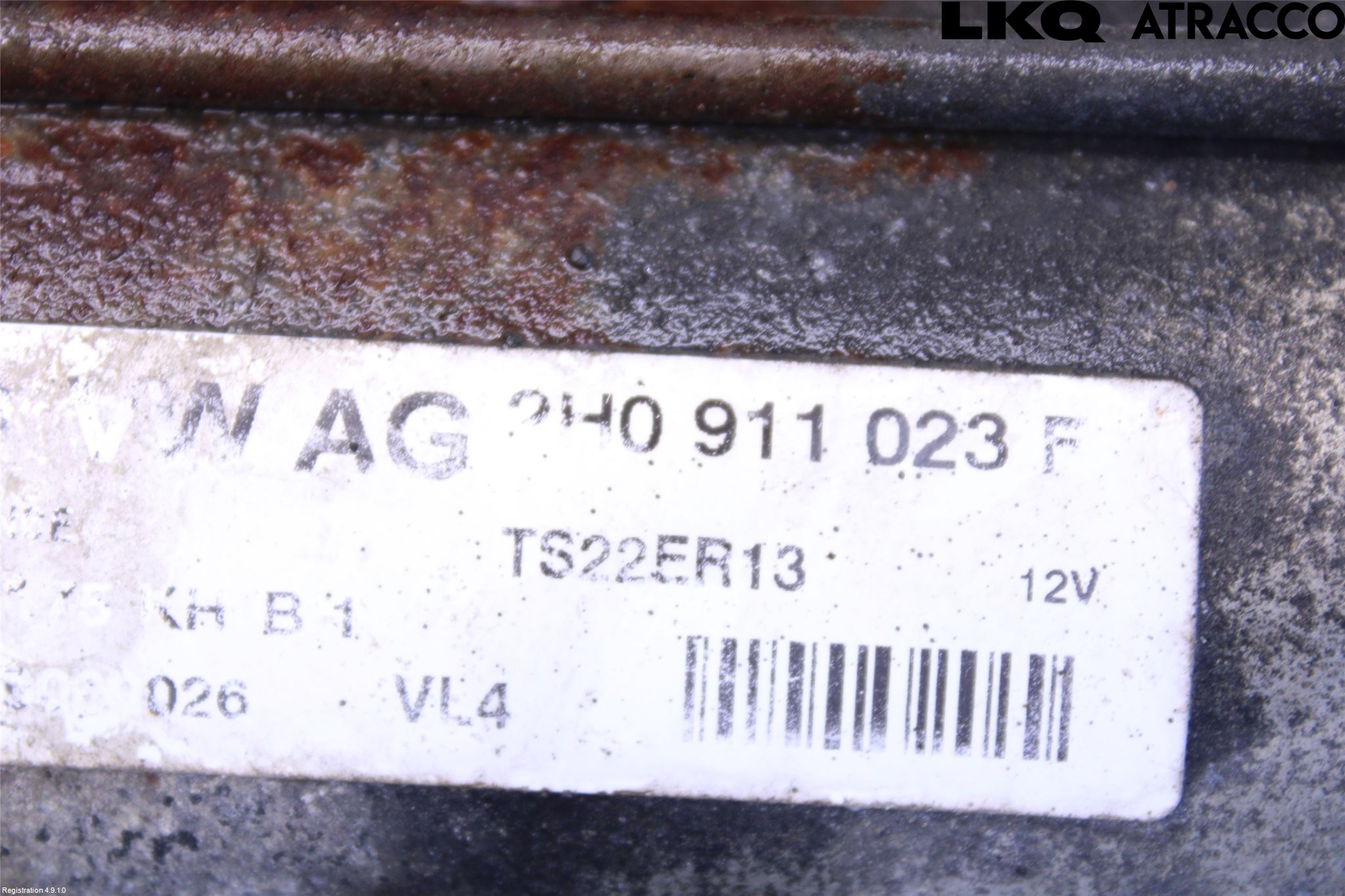 Volkswagen VW AMAROK 2H 10-22 Startmotor Diesel