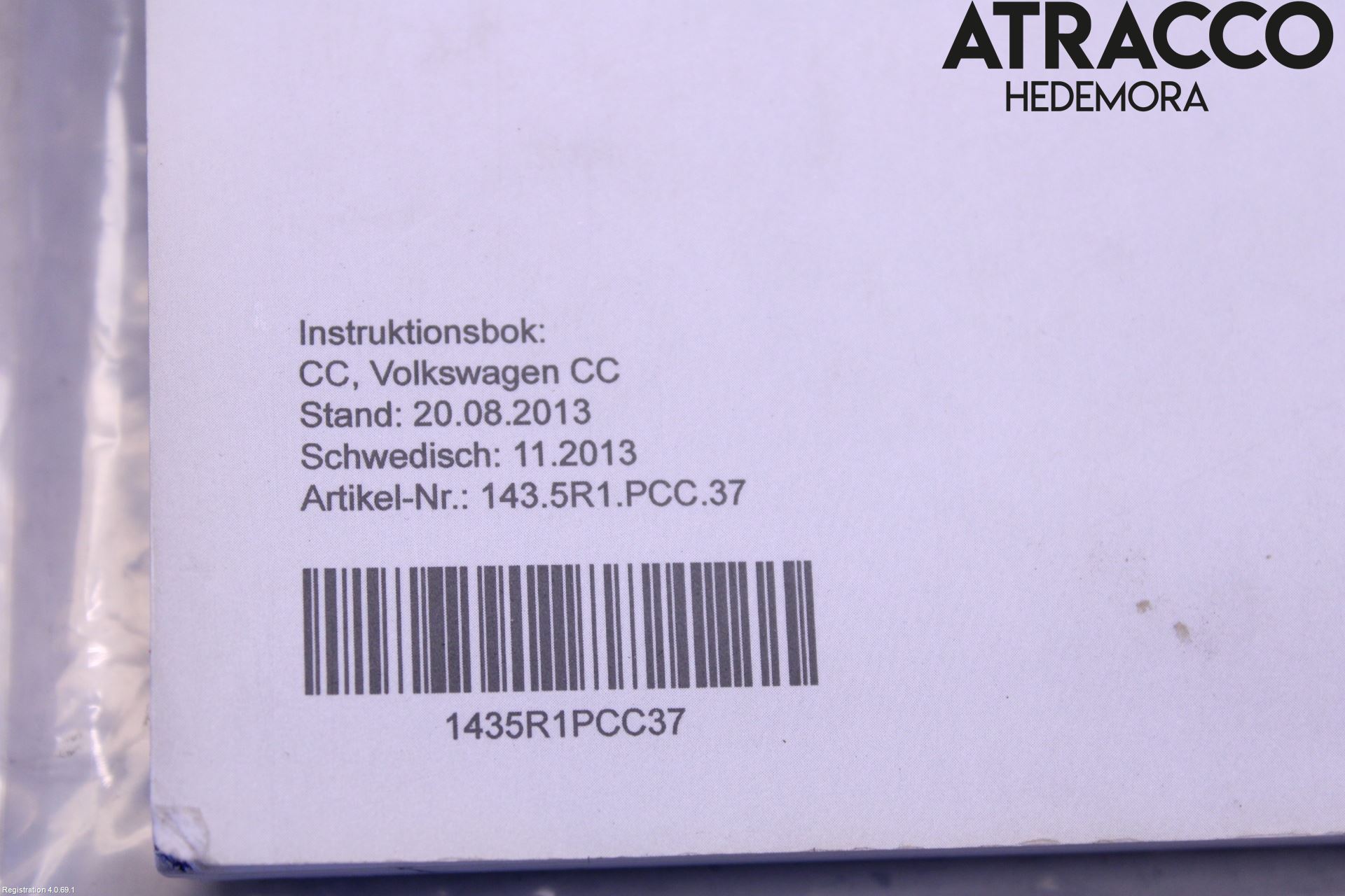 Volkswagen VW PASSAT CC 08-16 Instruksjonsbok