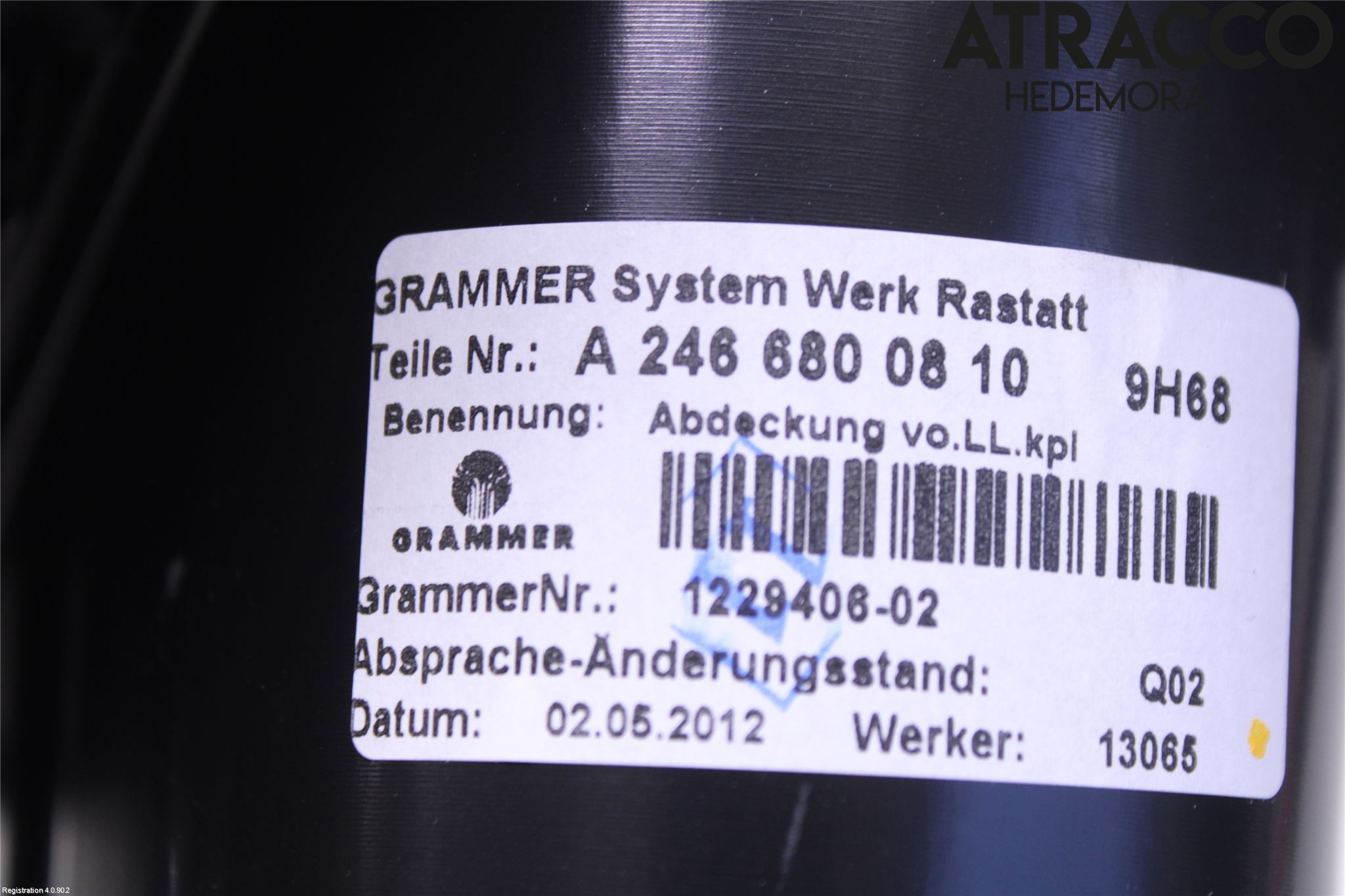 Mercedes-Benz MB B-KLASS (W245) 05-12 Innr Koppholder