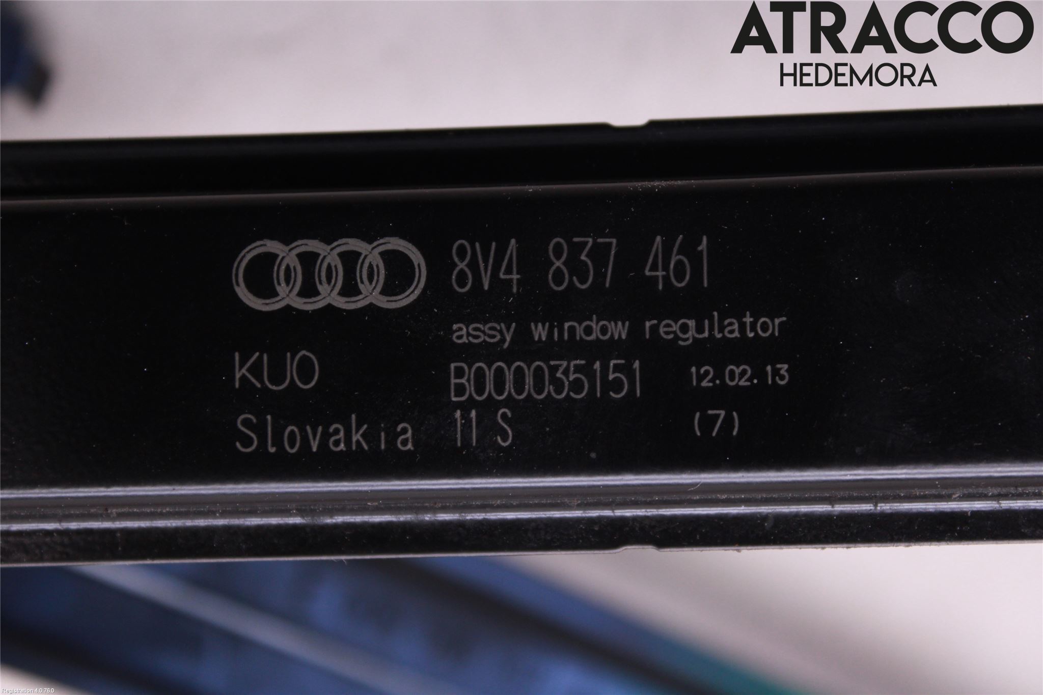 Audi A3/S3 8V 13-20 Vindusheis El Komp