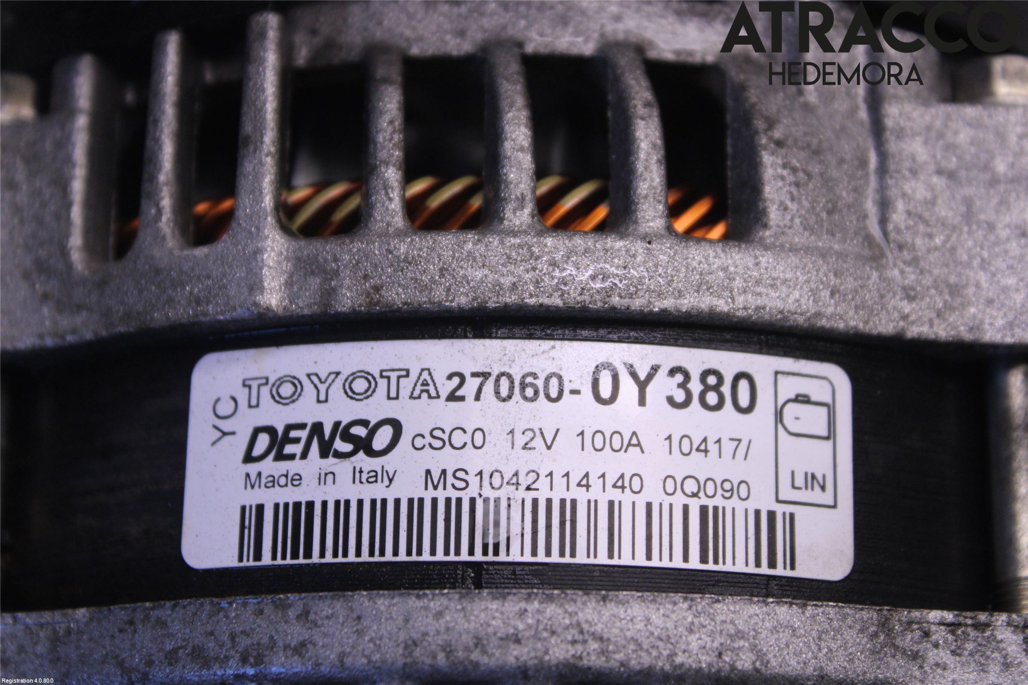 Toyota YARIS XP130 15-20 Dynamo
