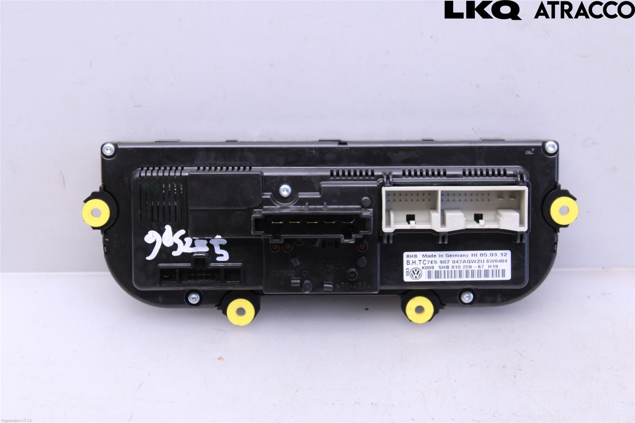 Volkswagen VW TRANSP/CARAVELLE (T5) 04-15 Varme Ac Betjening-Display