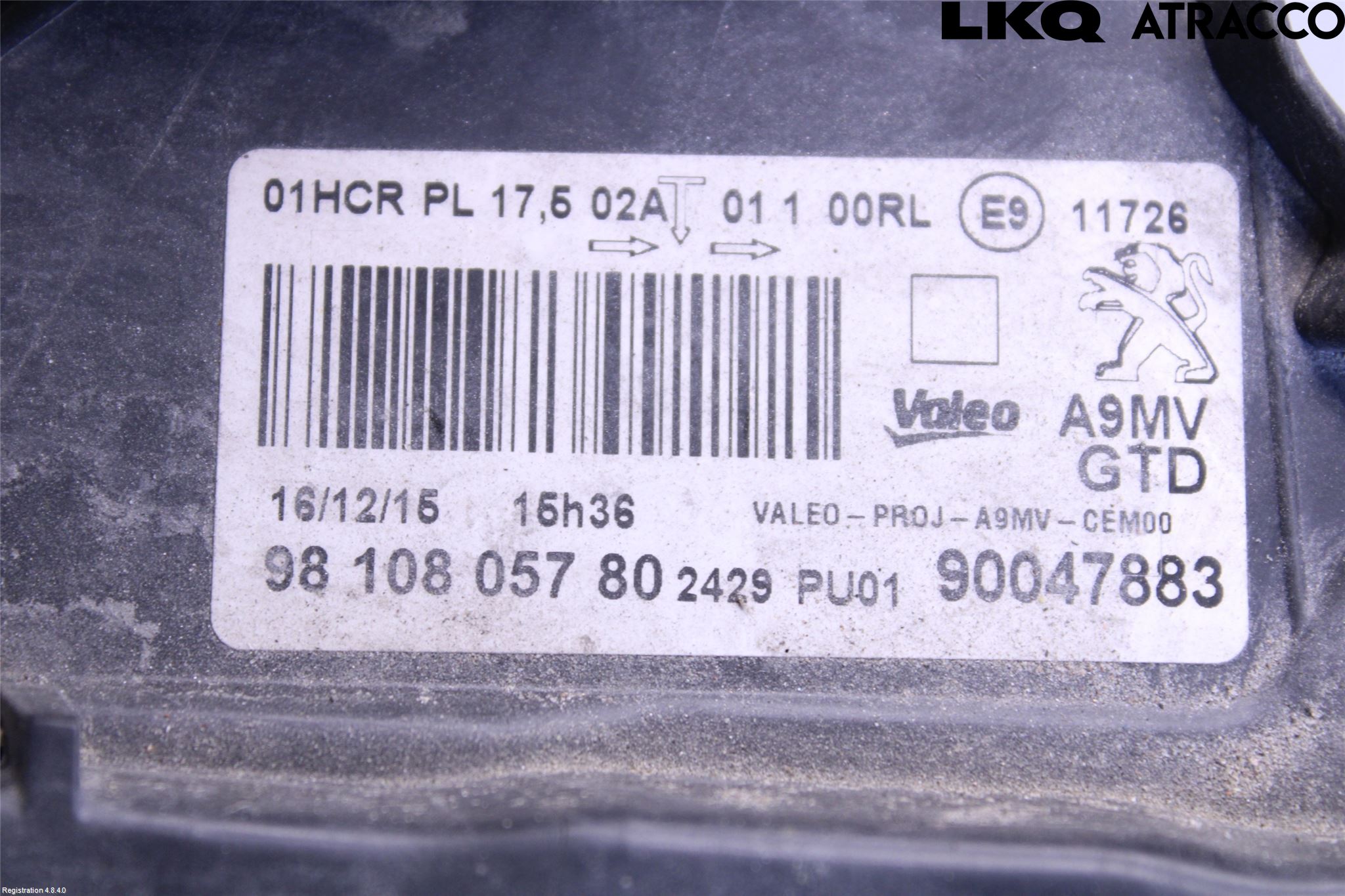 Peugeot PEUGOT 208 16-19 Frontlykt Venstre