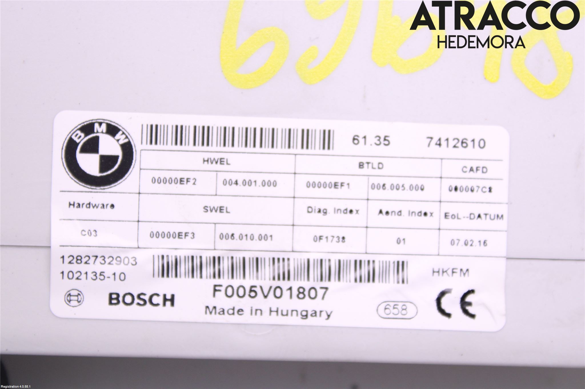 BMW X1 F48 15-22 Styreenhet Bakluke