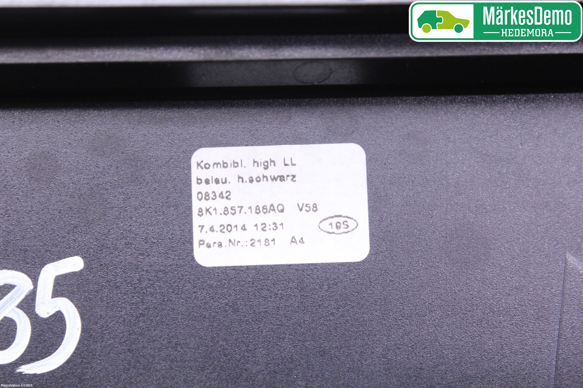 Audi A4 12-15 Instrument Ramme