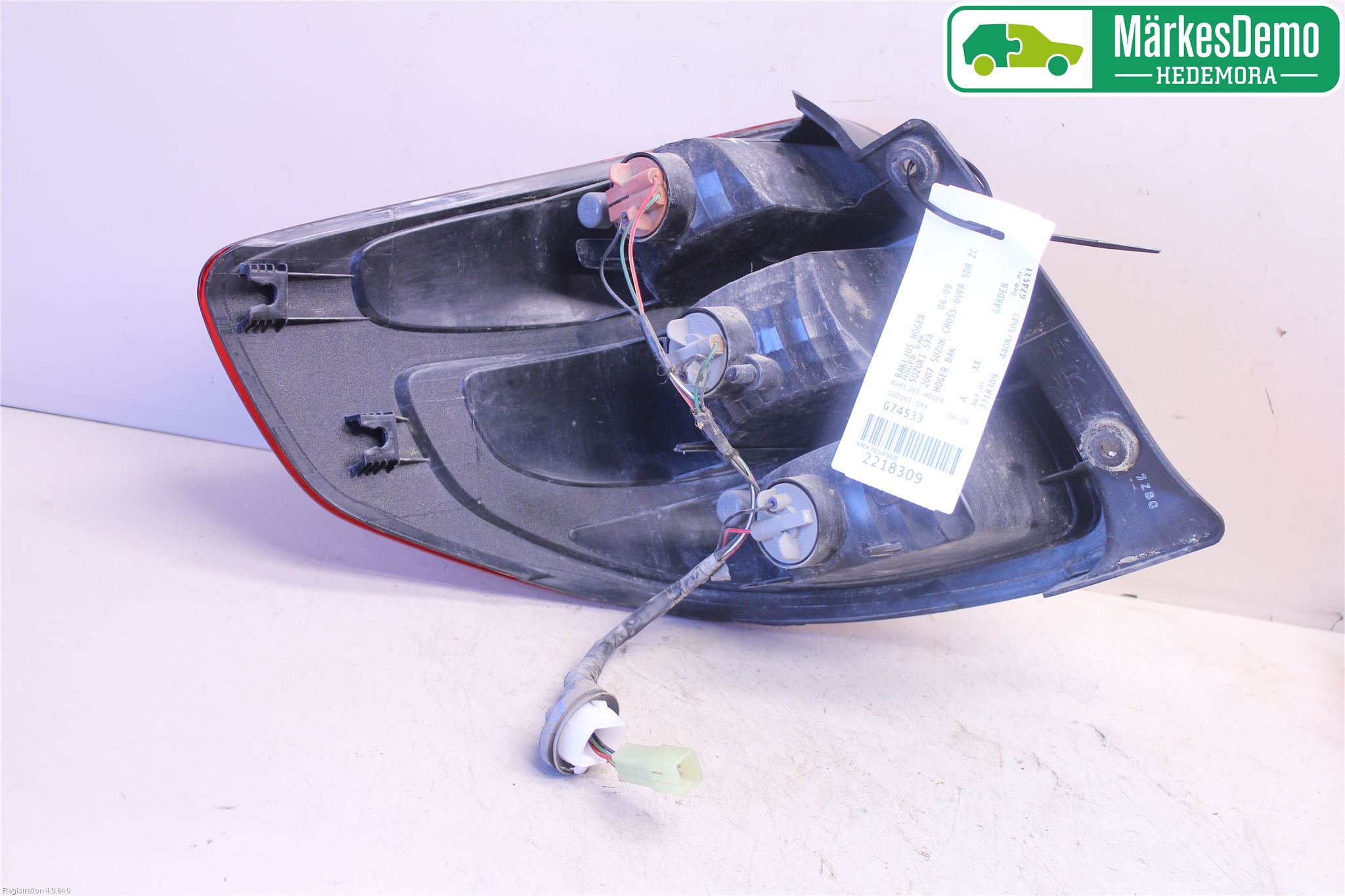 Suzuki SX4 06-09 Baklykt Høyre