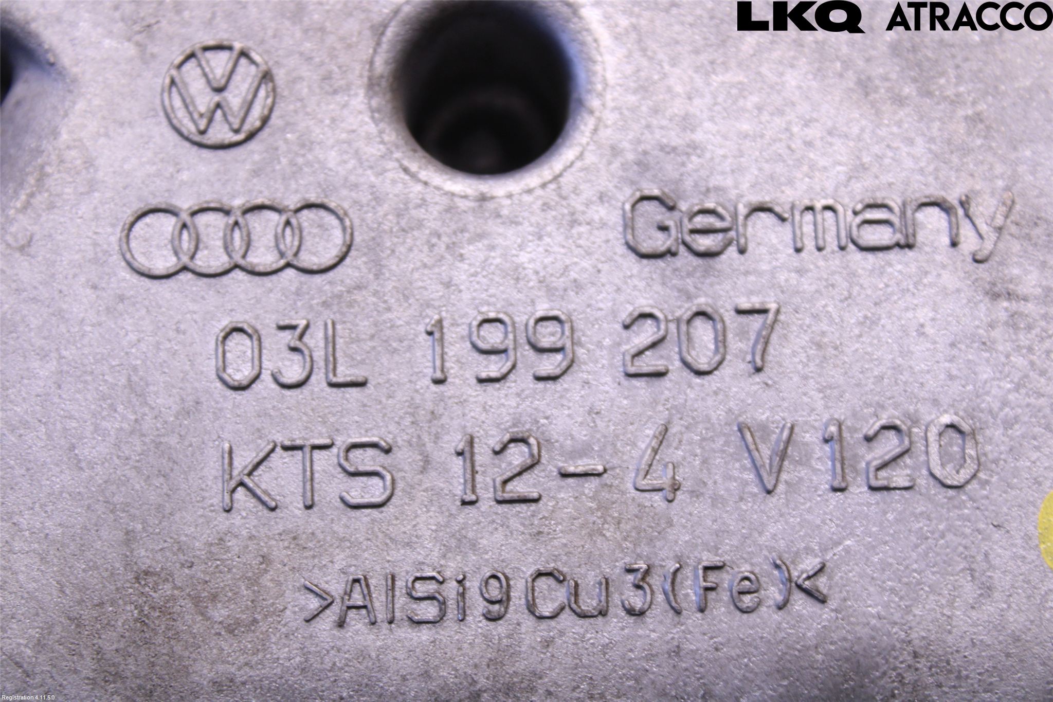 Skoda OCTAVIA (1Z) 05-13 Motor Feste Stål-Alu
