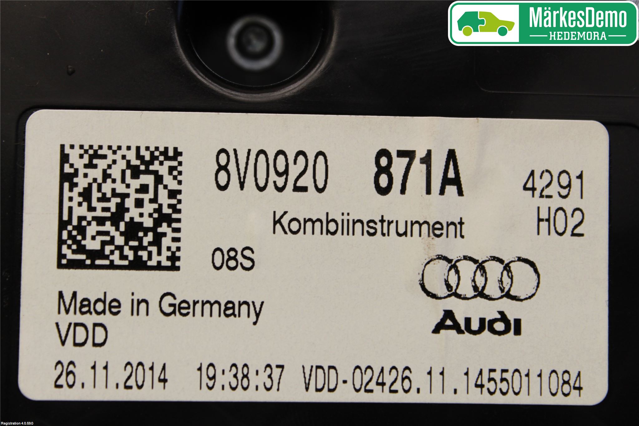 Audi A3/S3 8V 13-20 Instr Kombinert