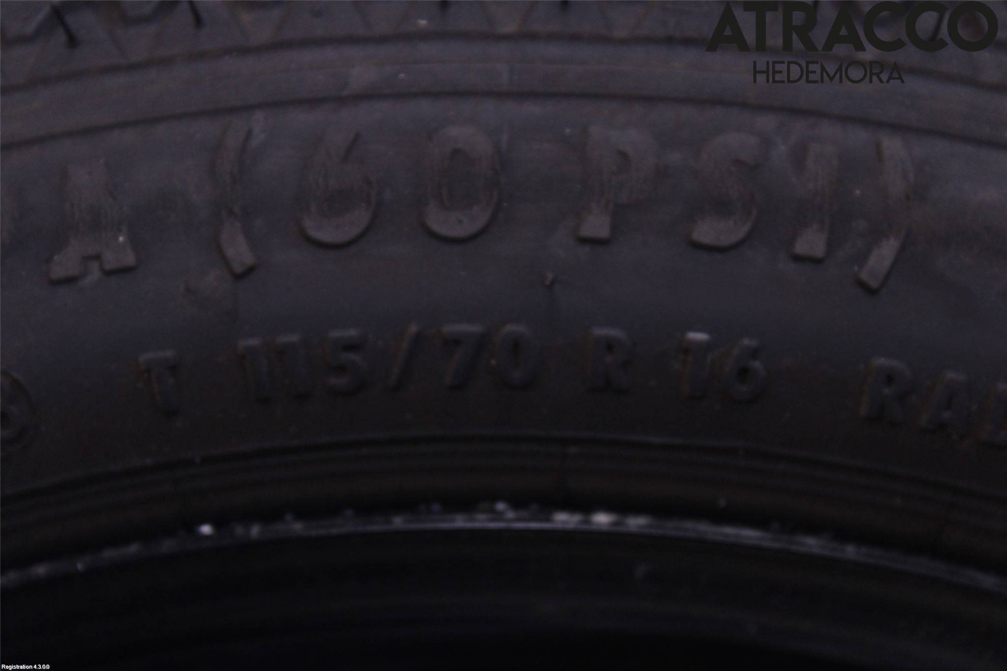 Saab 9-5     06-10 Hjul Reservehjul Minitype