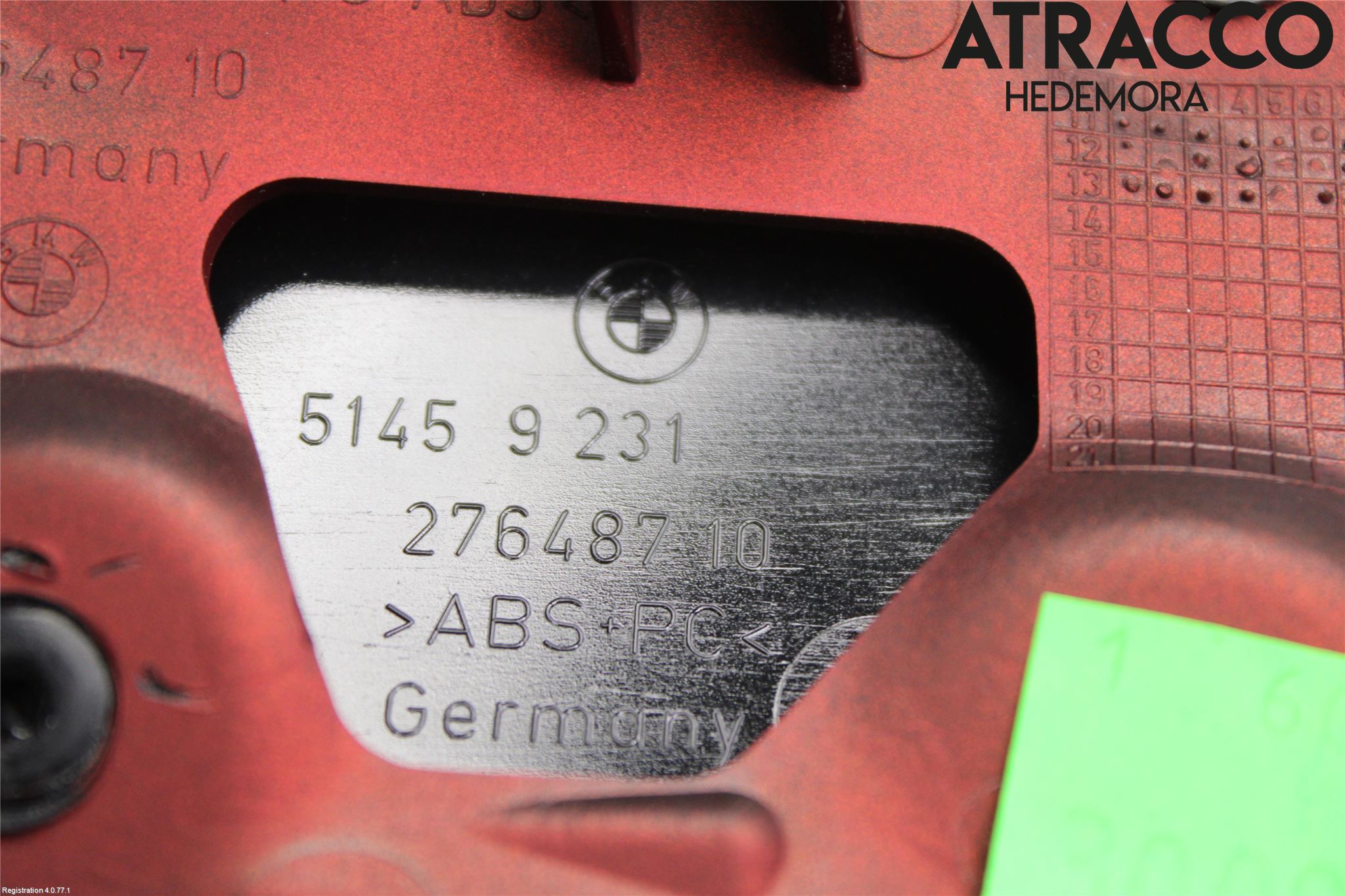 BMW 3 F30/F31/F80 12-19 Dashbord Kanal - Dyse