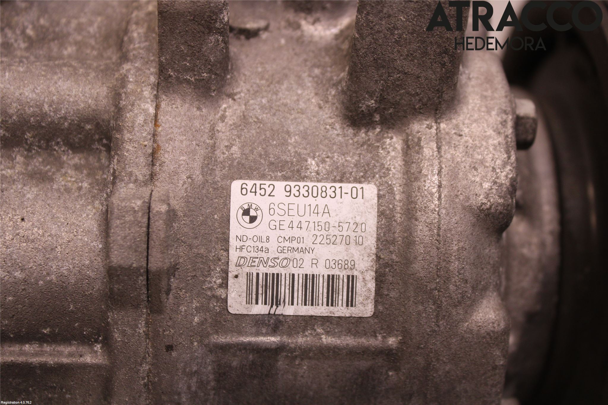 BMW 3 F30/F31/F80 12-19 Varme Ac Kompressor