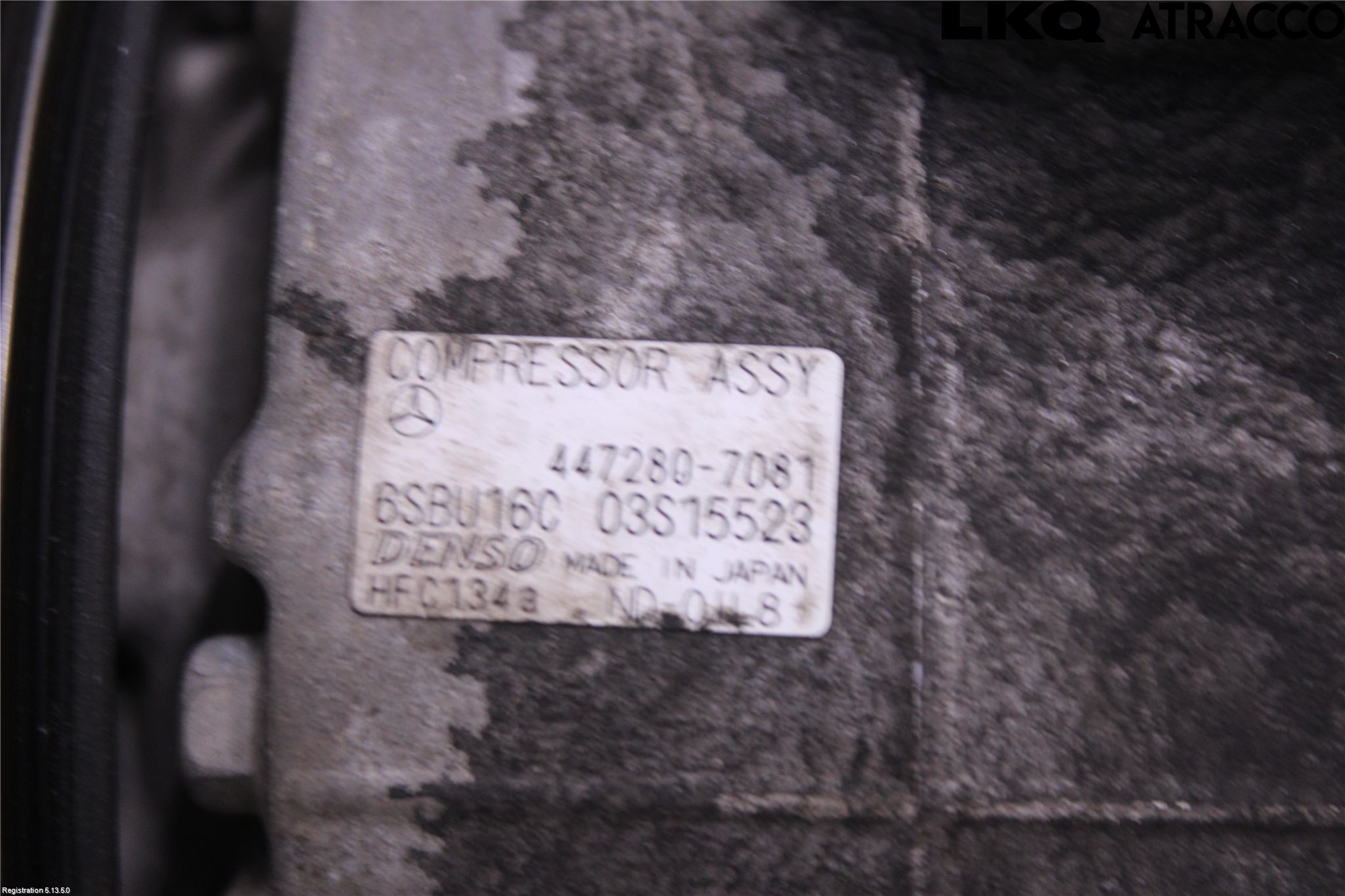 Mercedes-Benz MB E-KLASS (W212) 09-16 Varme Ac Kompressor