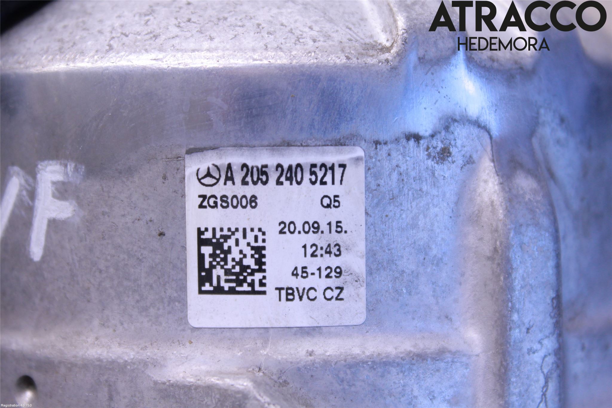 Mercedes-Benz MB C-KLASS (W205) 14-21 Motor Feste Gummi