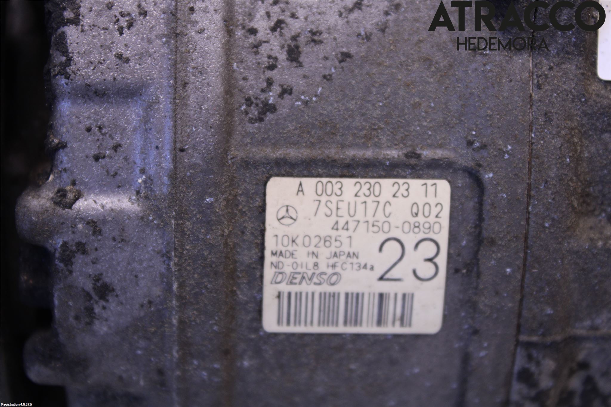 Mercedes-Benz MB VITO/VIANO (W639) 04-14 Varme Ac Kompressor