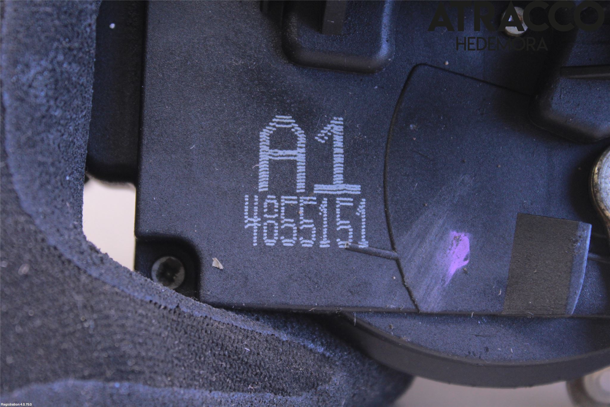 Saab 9-5 -05 Dørlås - Låsekasse