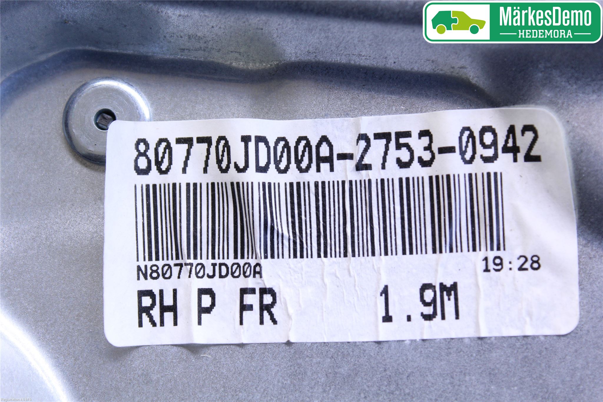 Nissan QASHQAI+2  10-14 Vindusheis El Komp