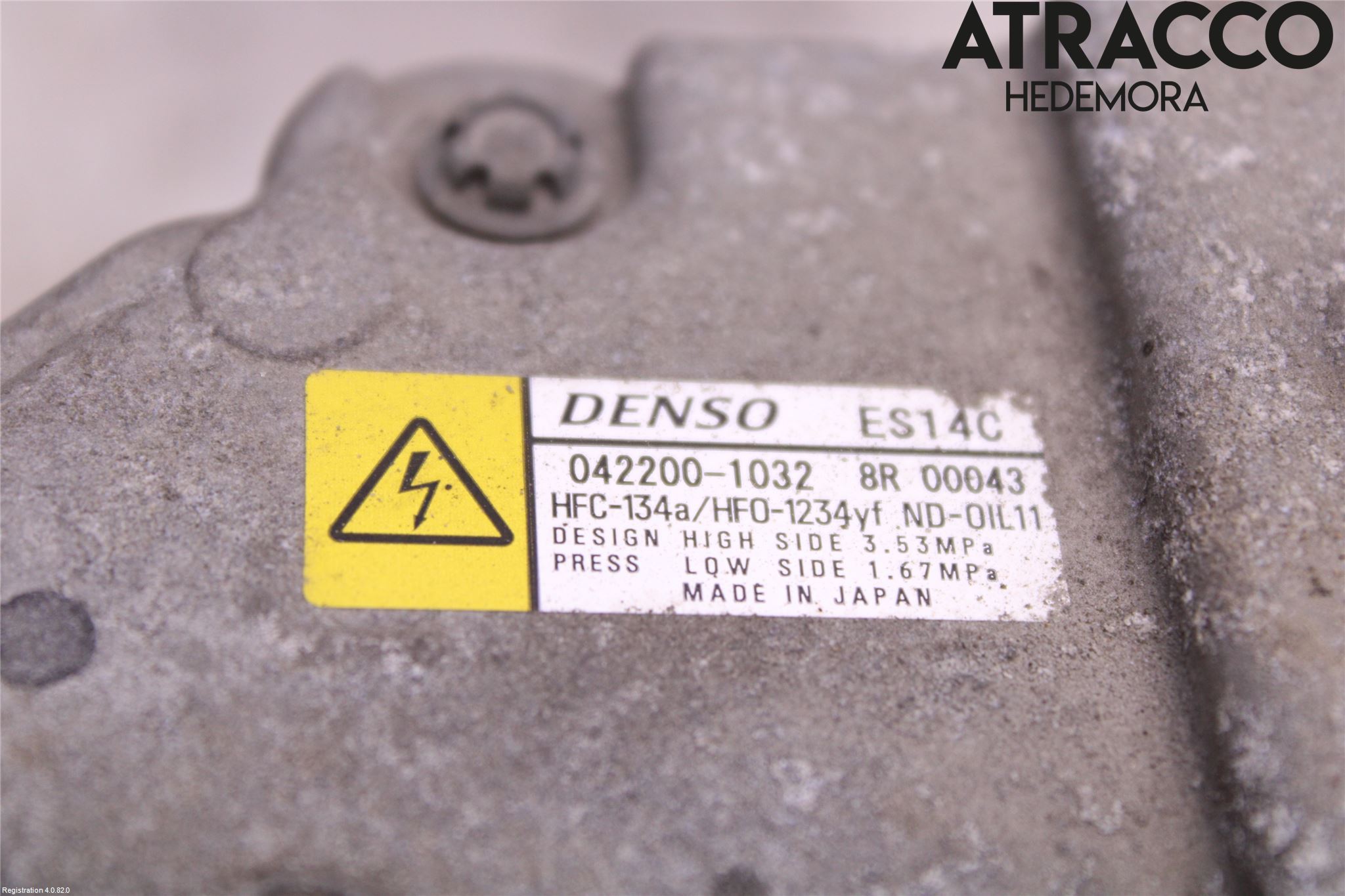 Toyota PRIUS ZVW30 09-20 Varme Ac Kompressor