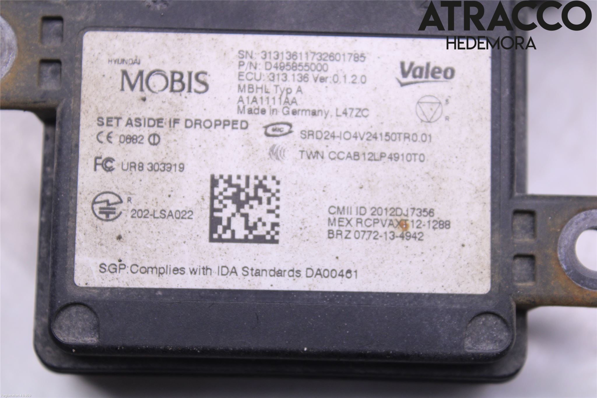 Kia OPTIMA 16-20 Sensor Kollisjonsbeskyttelse