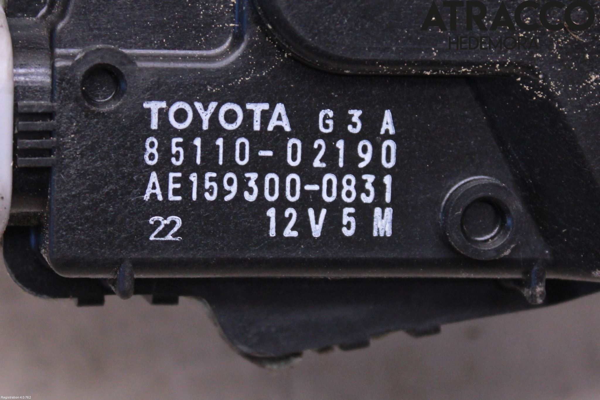 Toyota AURIS 10-12 Viskermotor Frontrute