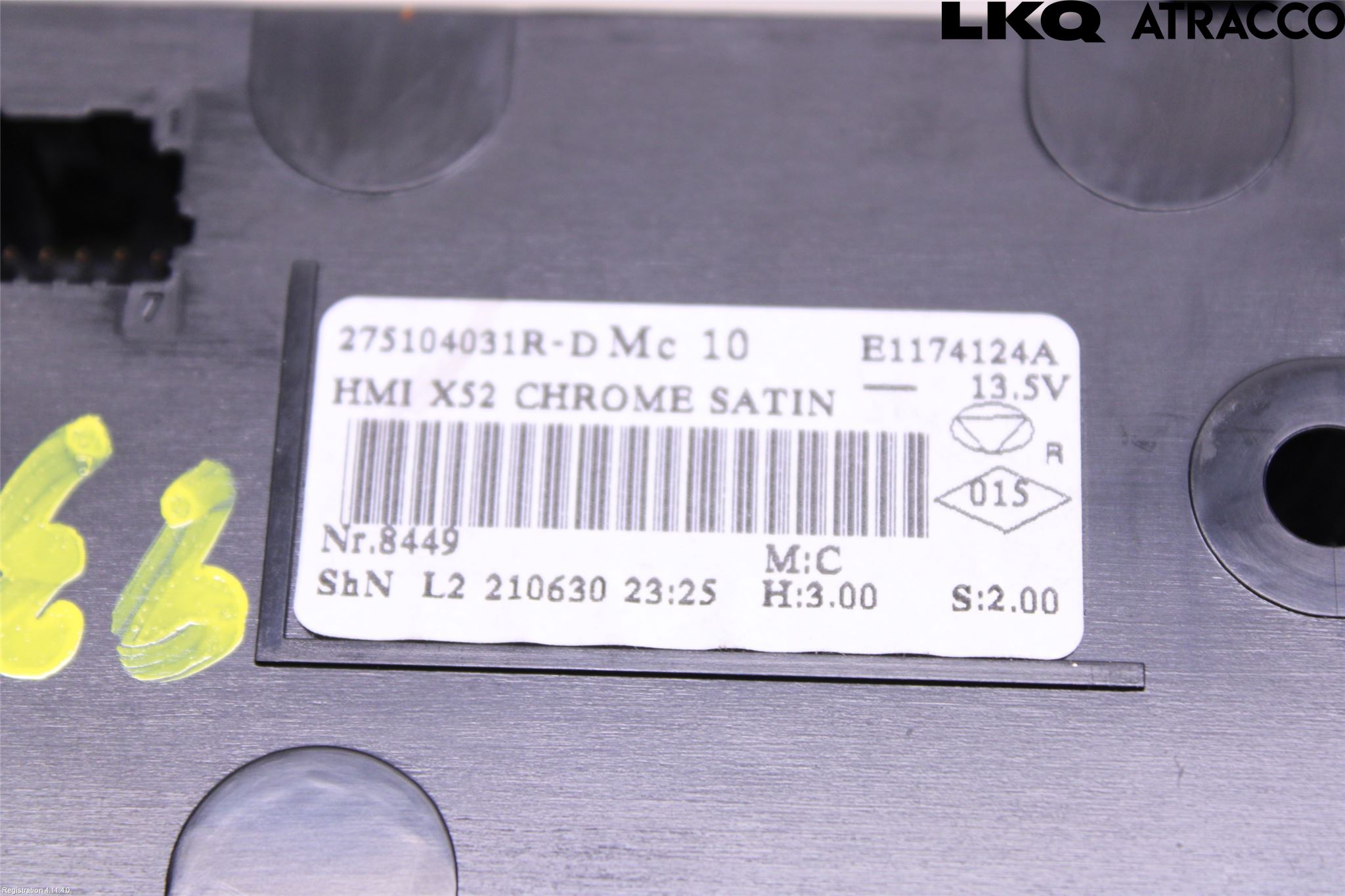 Nissan NV300 16-22 Varme Ac Betjening-Display
