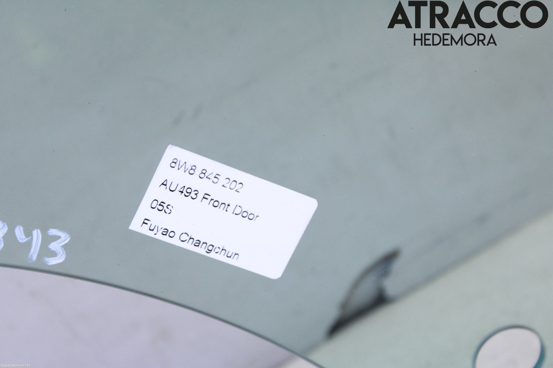 Audi A5 17- Dørrute Foran Høyre 4 Dørs
