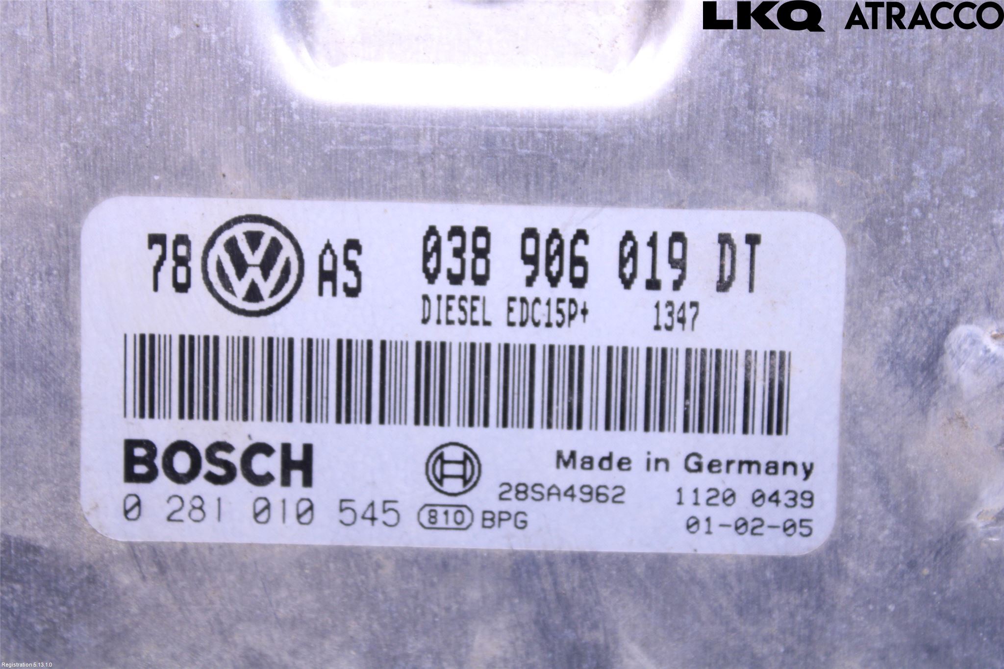 Volkswagen VW PASSAT 01-05 Styreenhet Dieselpumpe
