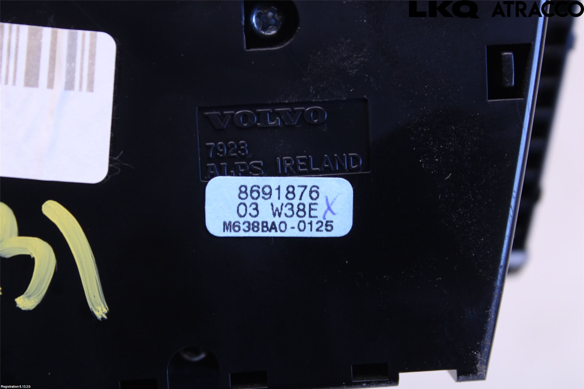 Volvo V70 00-04 Varme Ac Betjening-Display