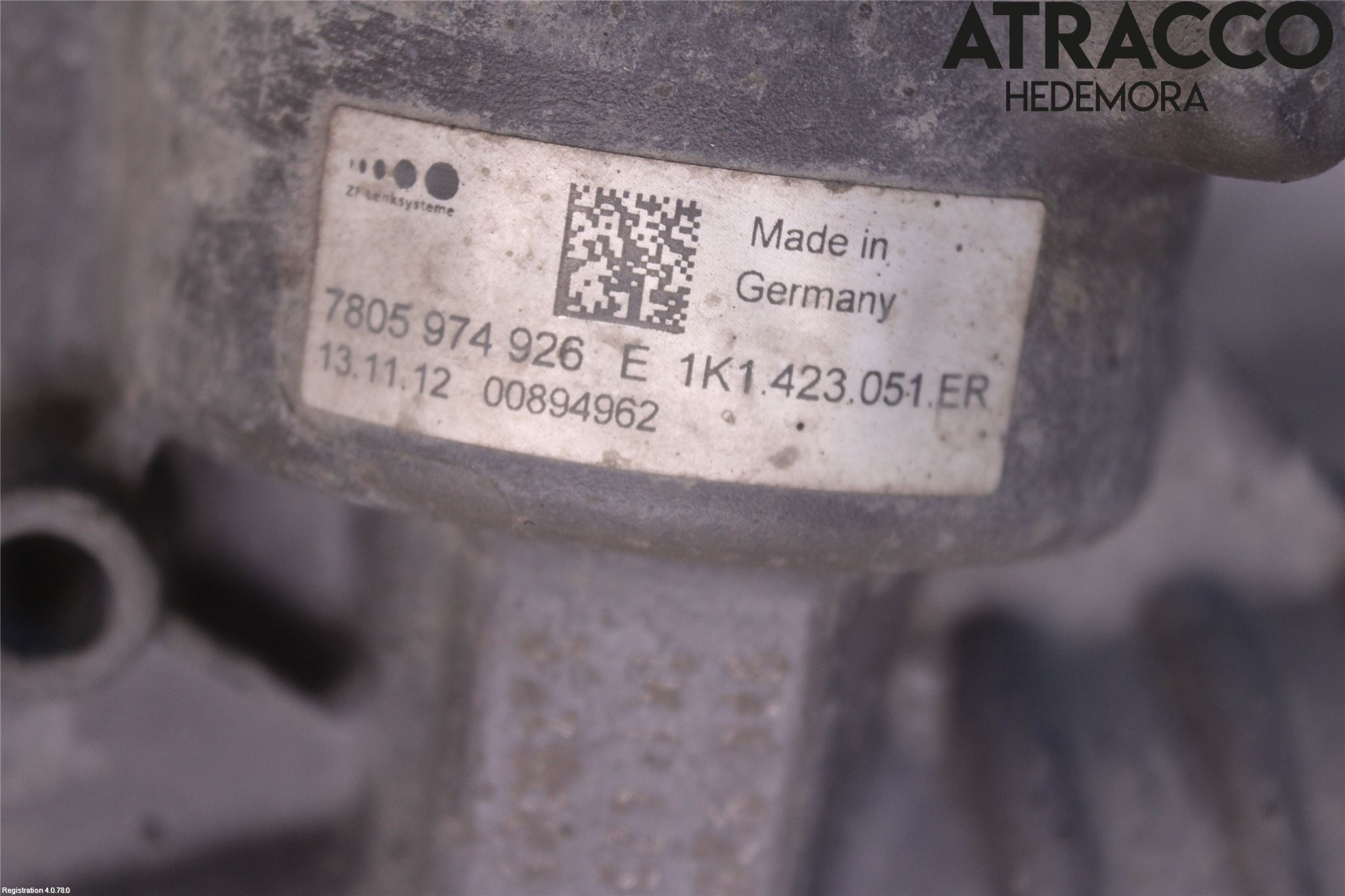 Audi A3/S3 05-13 Servo Snekke - Tannstang