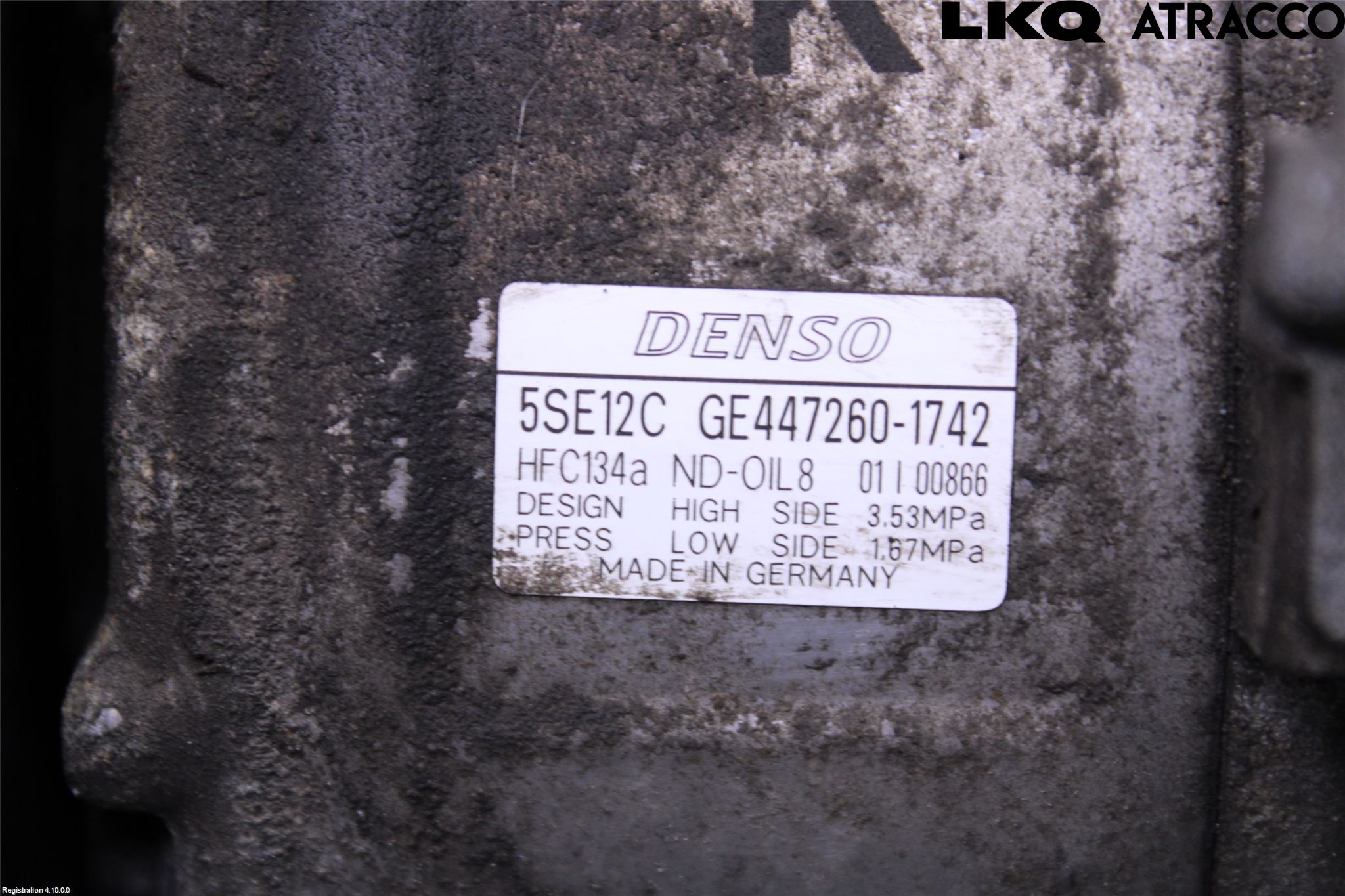 Toyota COROLLA VERSO 04-07 Varme Ac Kompressor