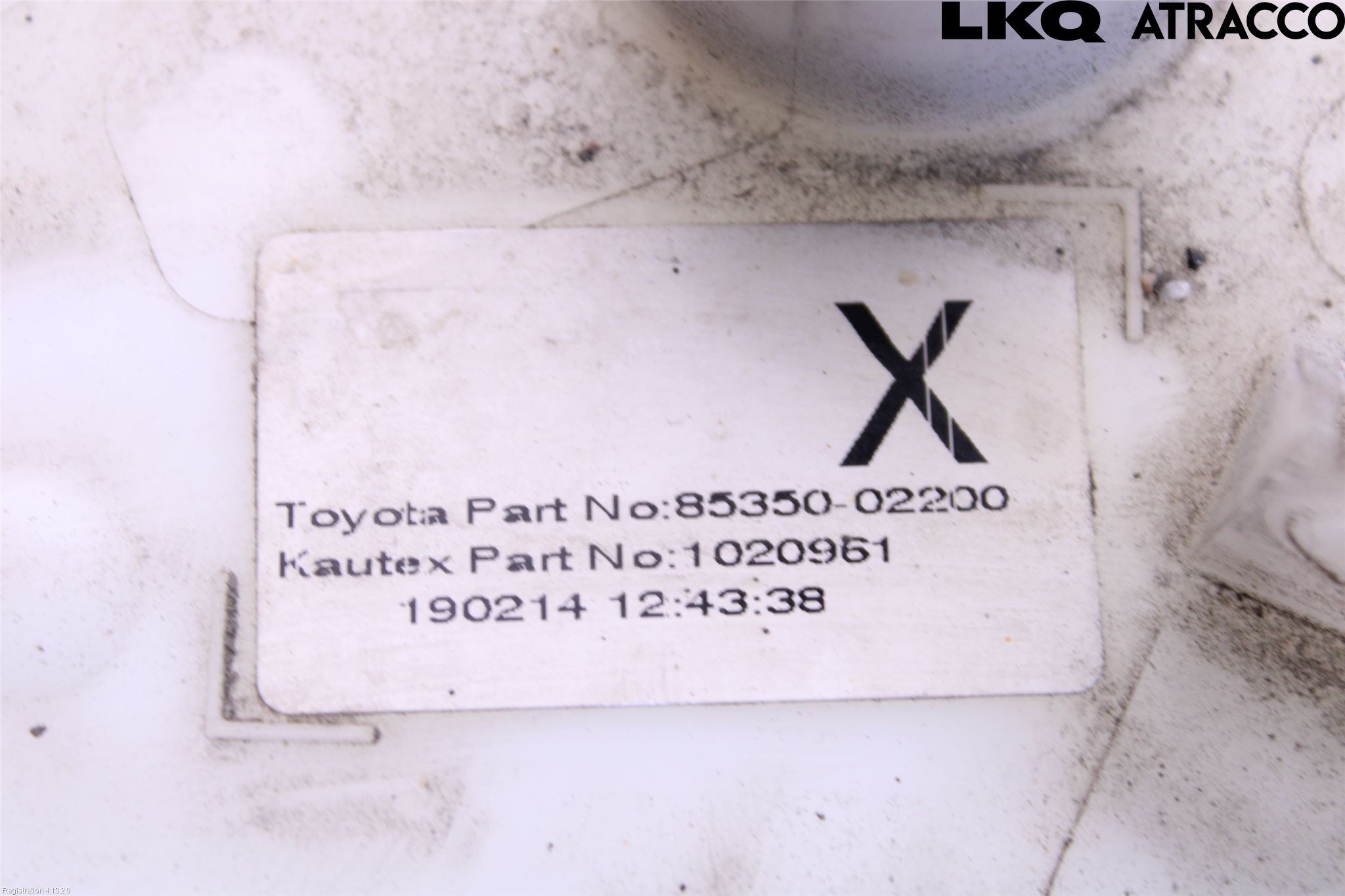 Toyota AURIS 13-19 Spylerbeholder Frontrute-Lykte