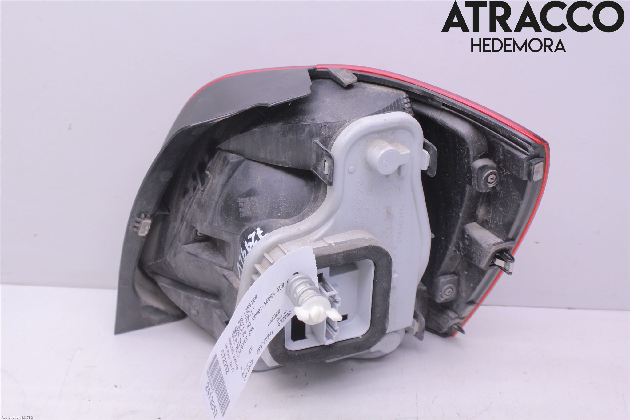 Volkswagen VW POLO 10-17 Baklykt Venstre
