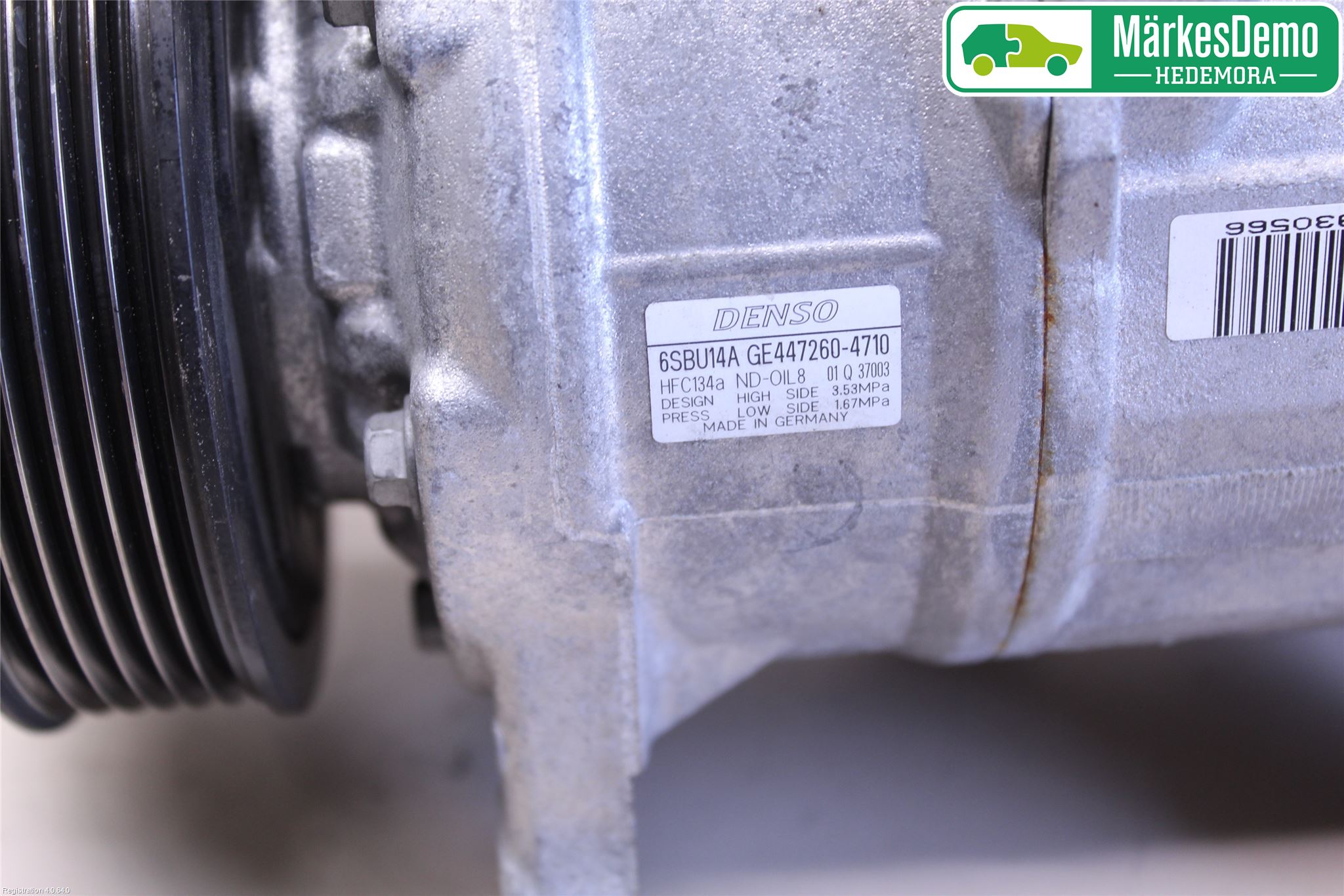BMW 1 F20/F21 11-19 Varme Ac Kompressor