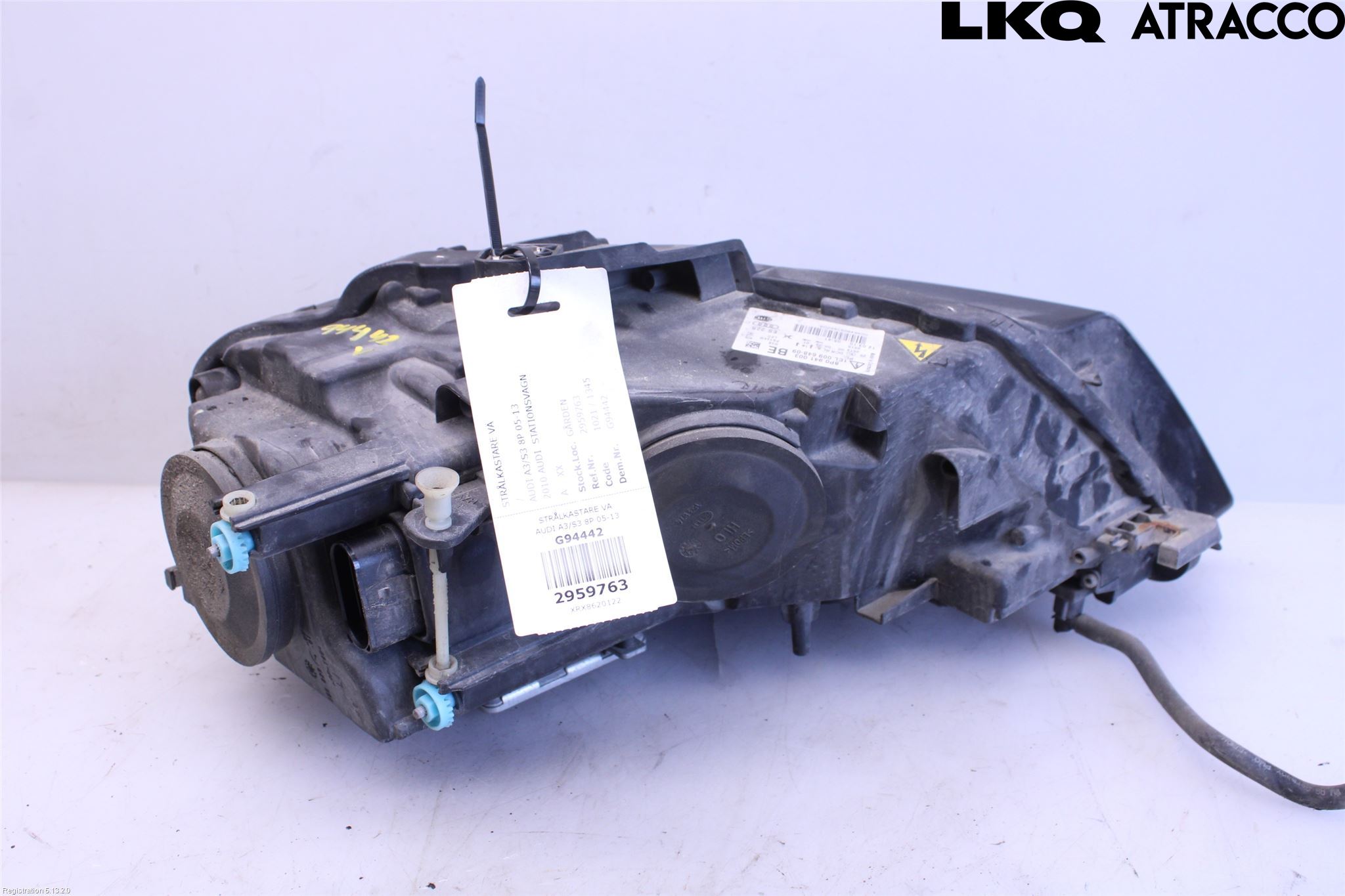 Audi A3/S3 05-13 Frontlykt Venstre