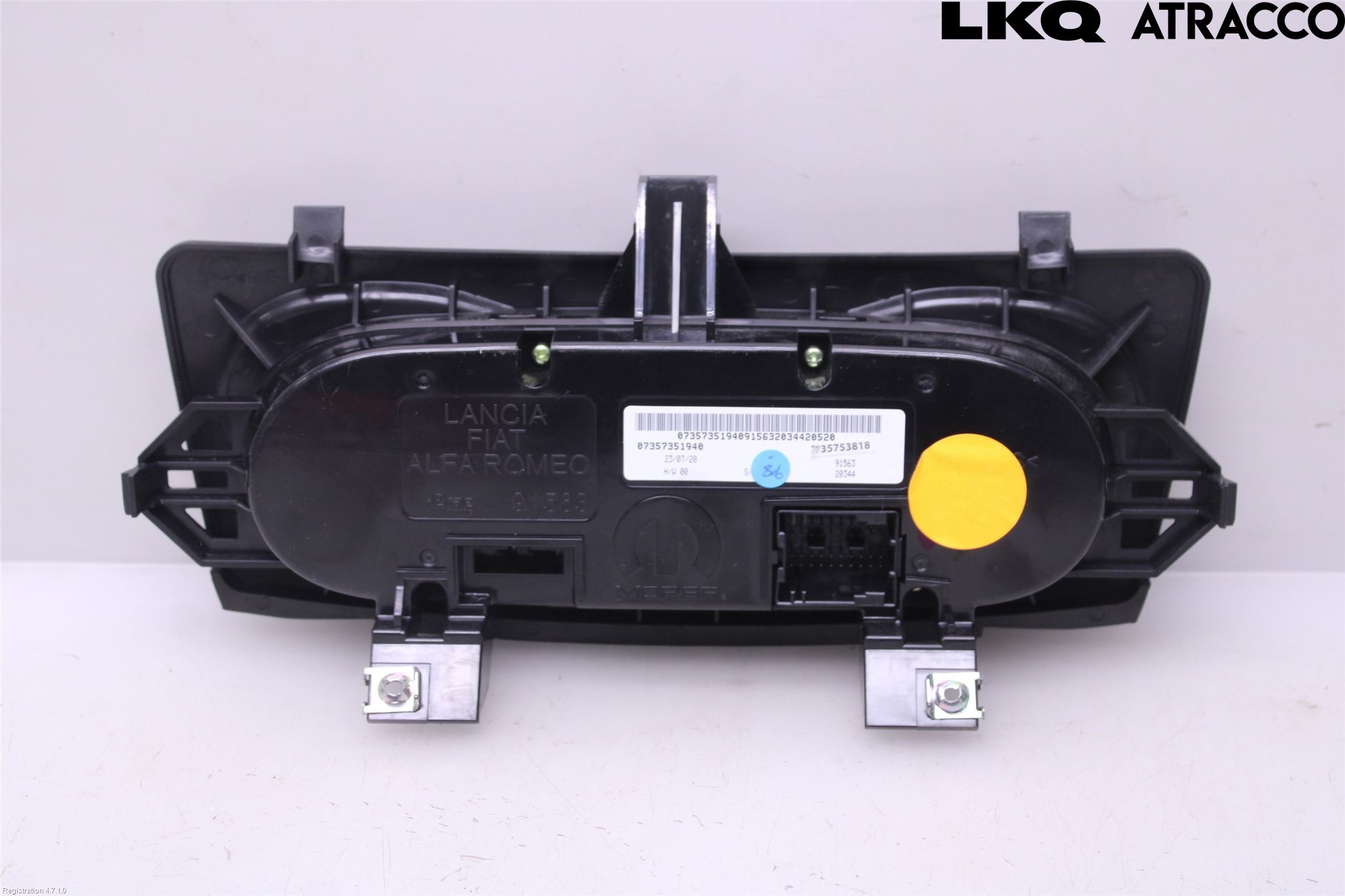 Fiat TIPO/CROSS 16- Varme Ac Betjening-Display