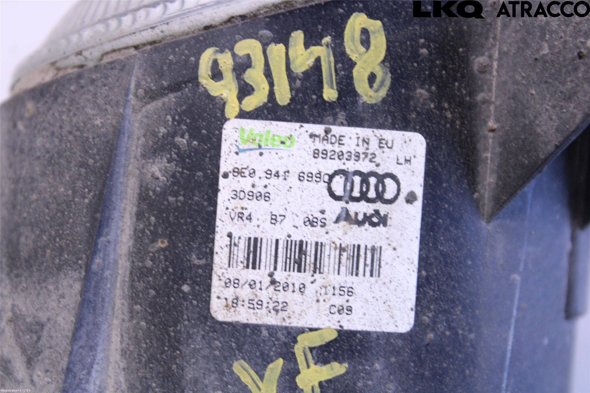 Audi A3/S3 05-13 Frontlykt-Kurve-Tåkelys