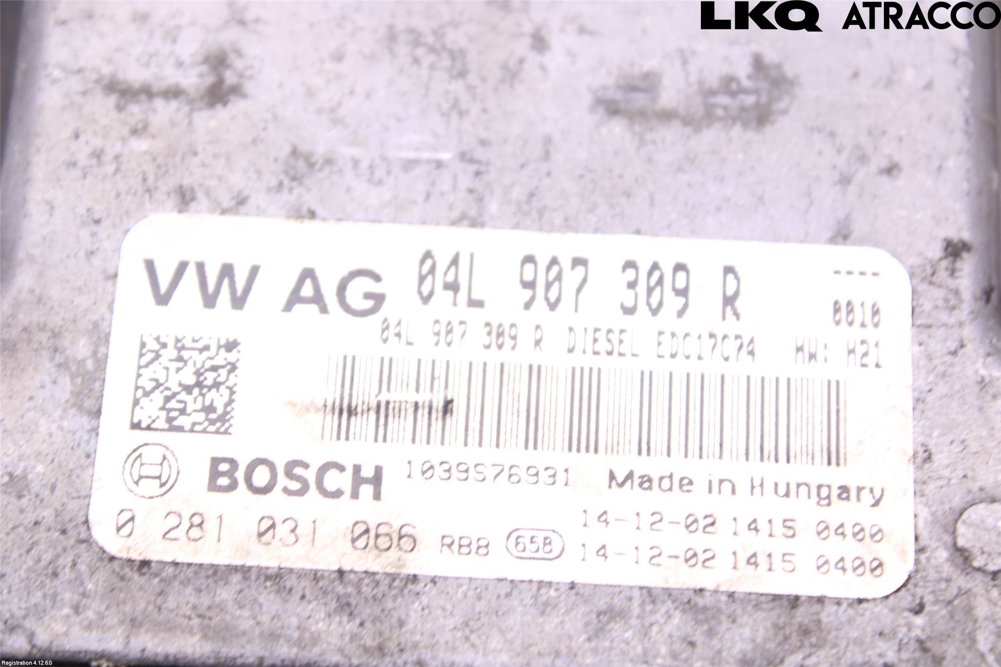 Volkswagen VW PASSAT 15-19 Styreenhet Dieselpumpe