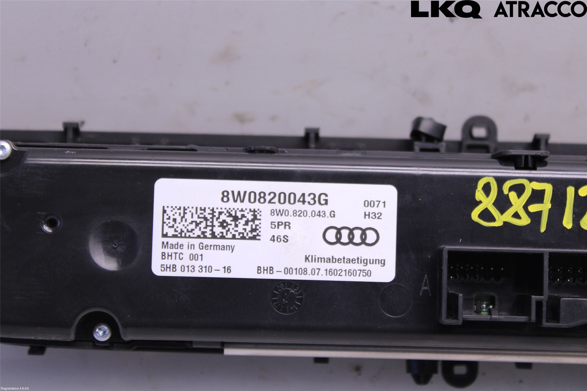 Audi A4/S4 B9 16-19 Varme Ac Betjening-Display