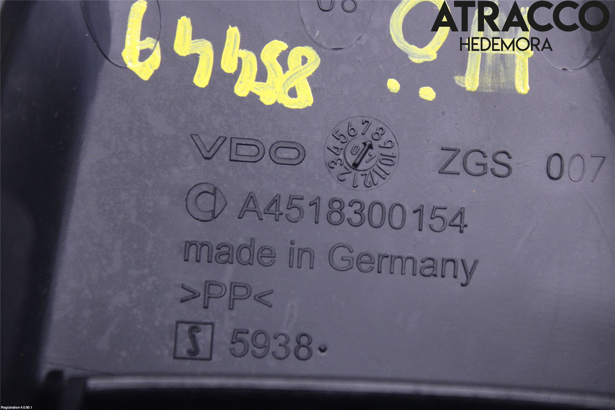 Smart FORTWO I 99-07 Dashbord Kanal - Dyse