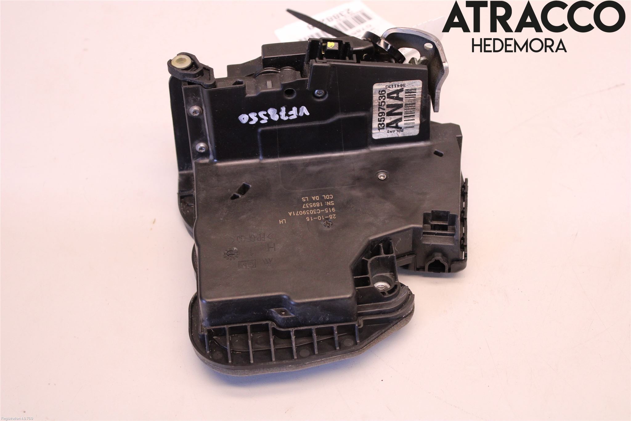 Opel ASTRA K 16-22 Dørlås - Låsekasse