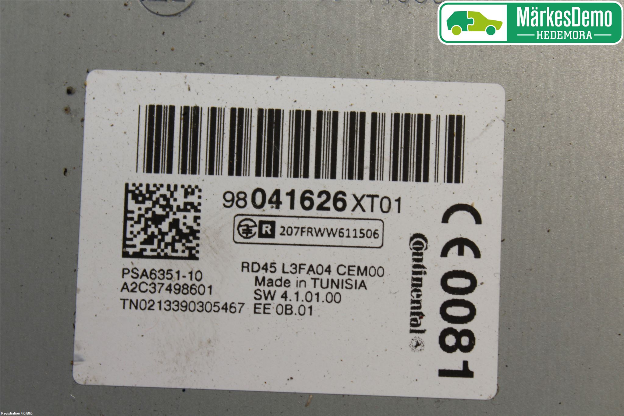 Toyota PROACE I 13-16 Stereo Radio Med Cd