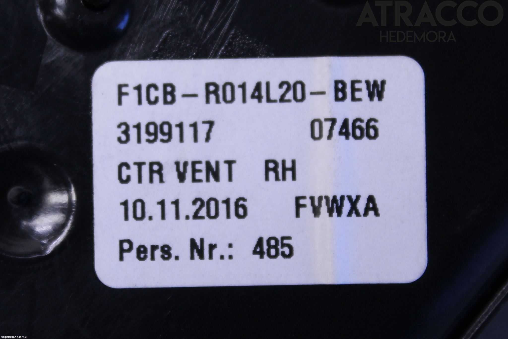 Ford KUGA 13-16 Dashbord Kanal - Dyse