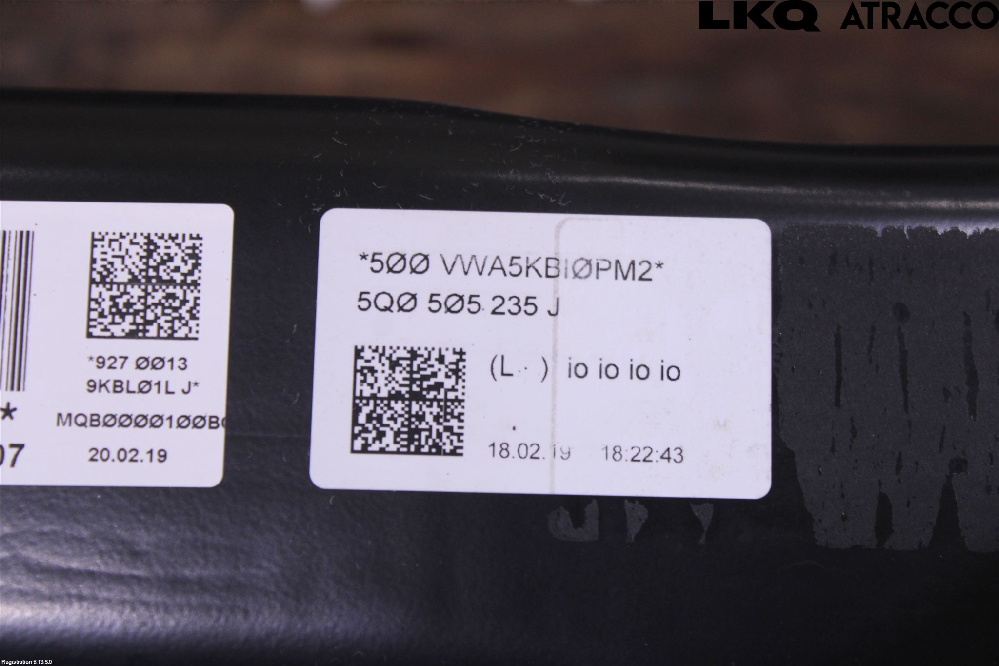 Volkswagen VW TIGUAN 16-24 Bakaksel Feste Travers-Ramme