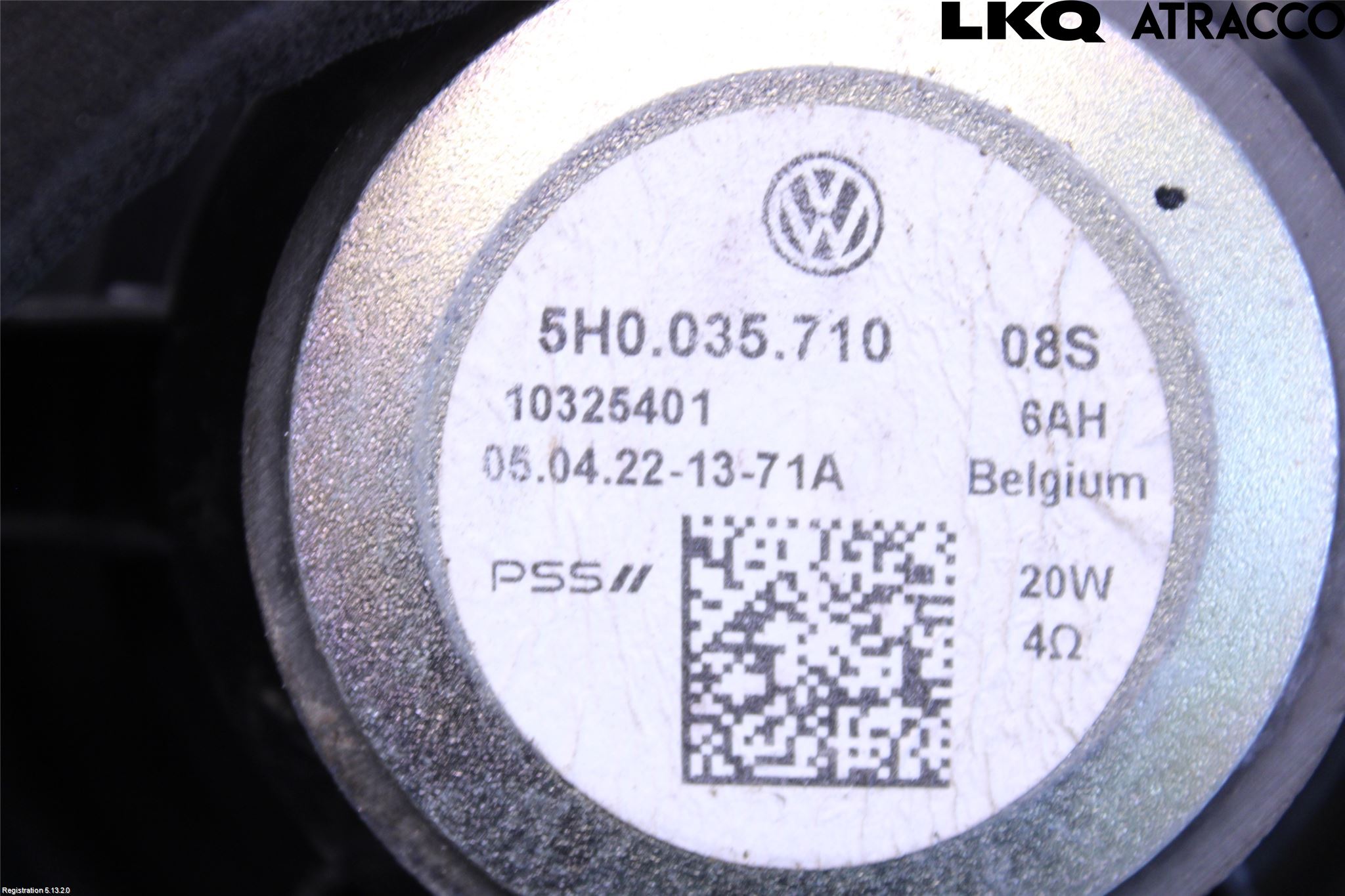 Volkswagen VW GOLF / E-GOLF VIII 20- Innr Høyttaler