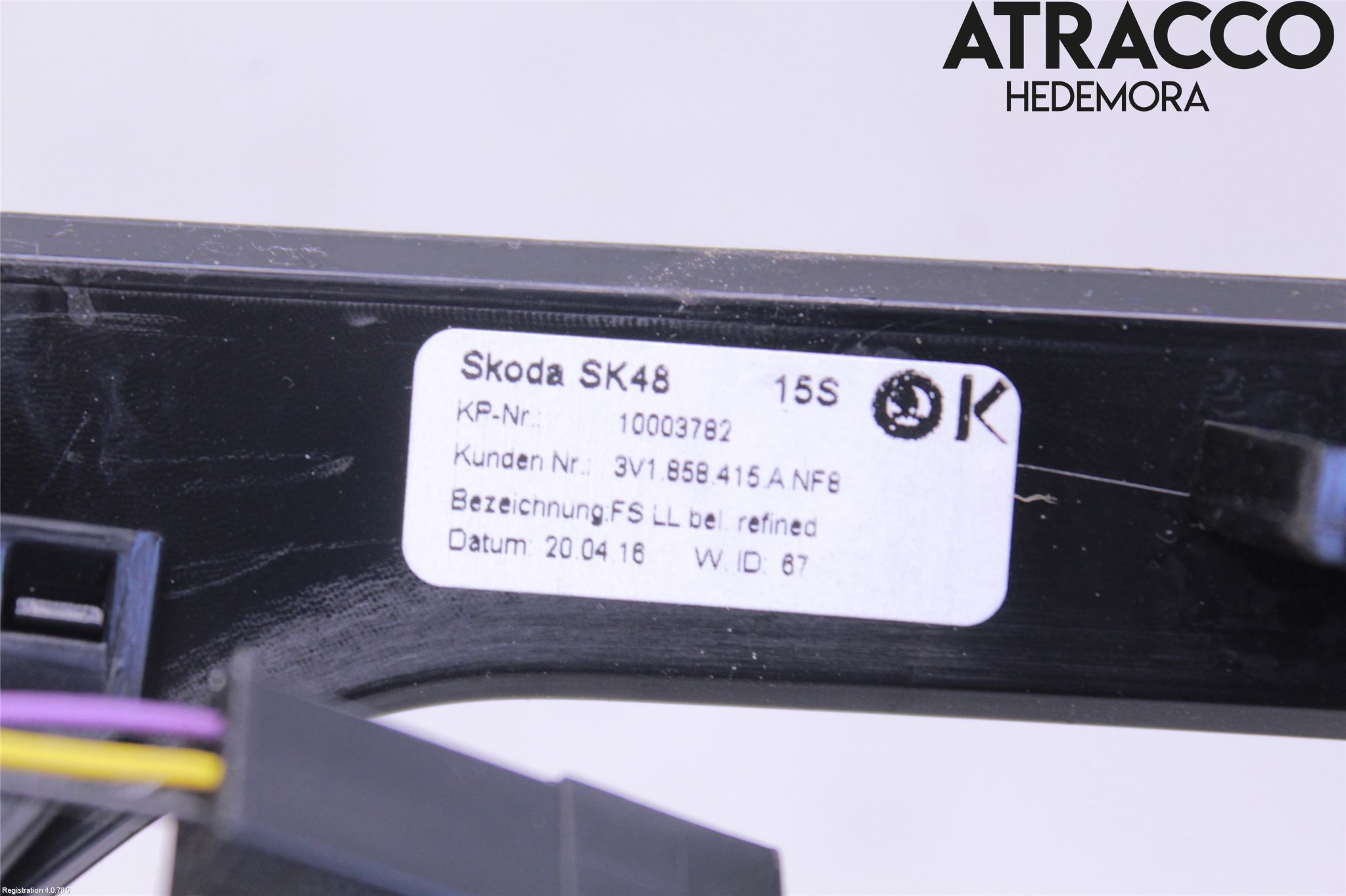 Skoda SUPERB 16-24 Innr Dekor Instrbord