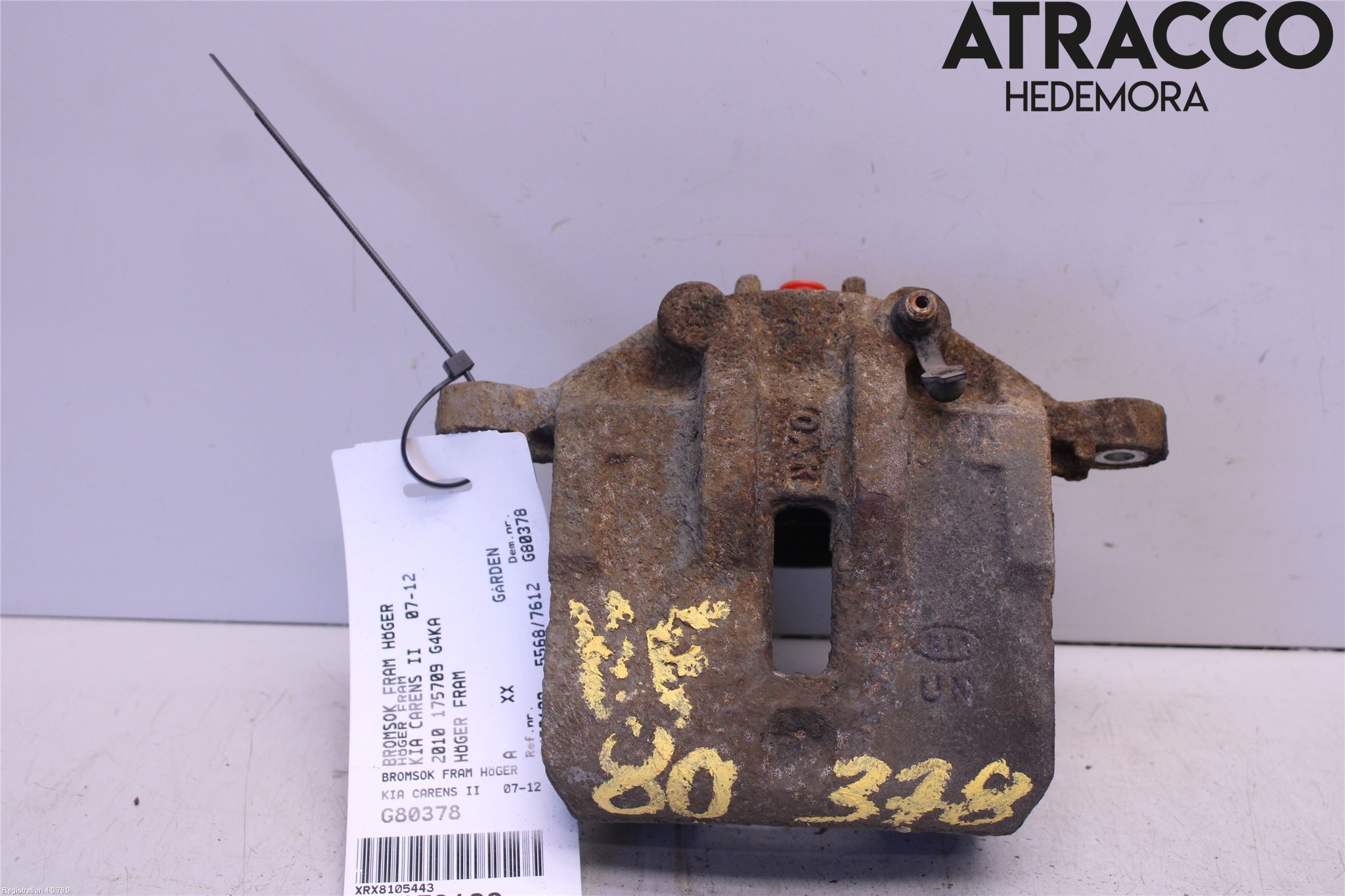 Kia CARENS II 07-12 Bremsecaliper Foran Høyre