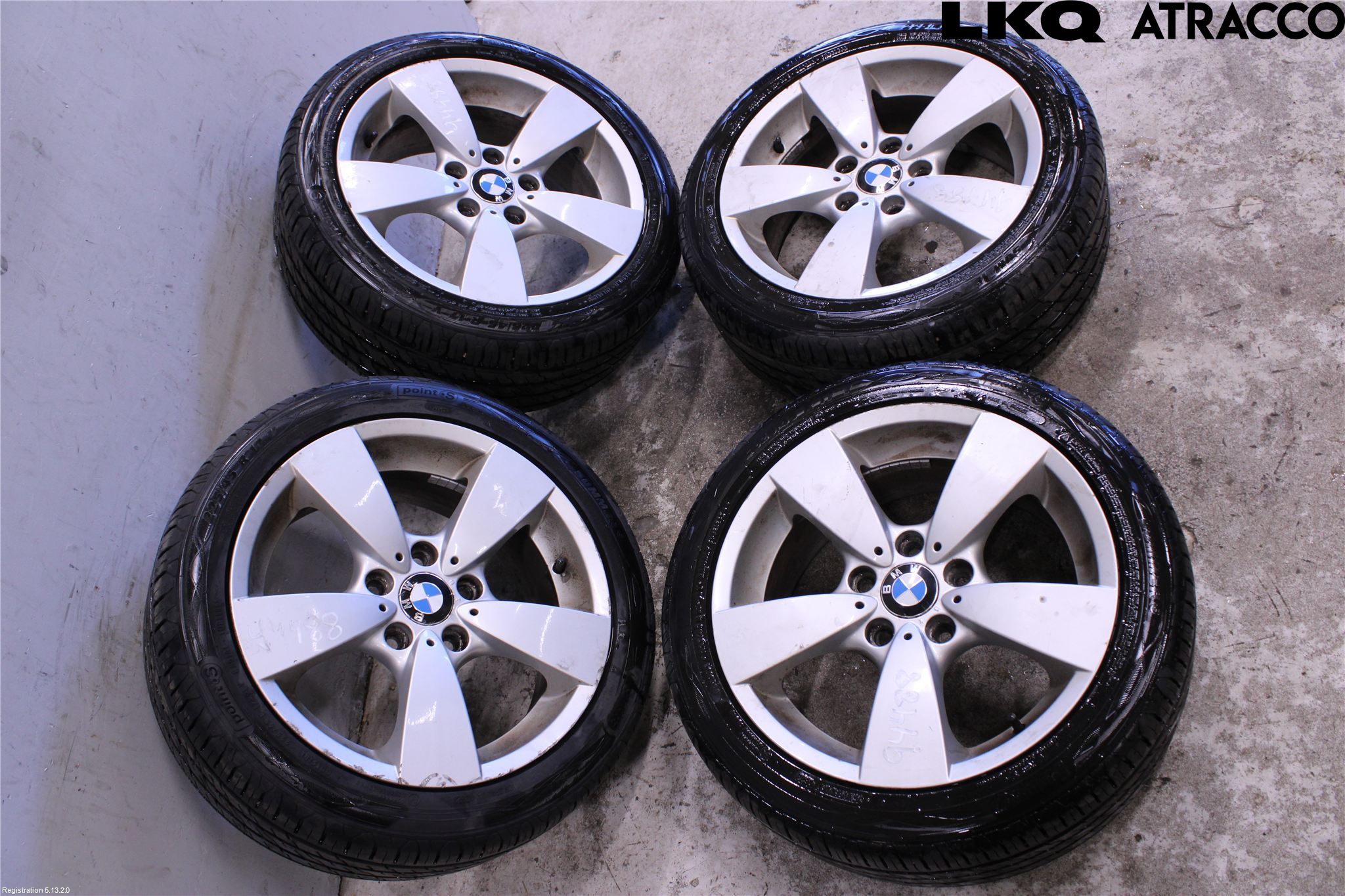 BMW 3 E90/91 SED/TOU 05-12 Dekk Sommer På Alu Felg 4Stk